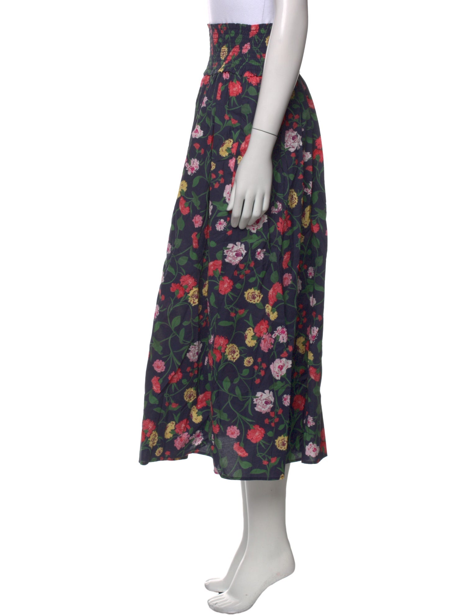 Hill House Home Floral Print Midi Length Skirt