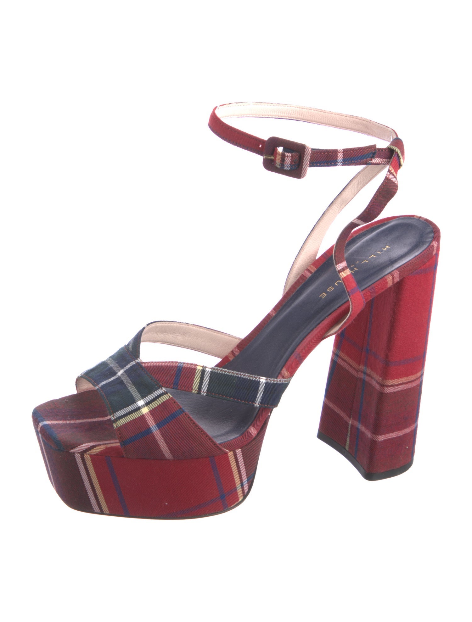 Hill House Home Plaid Print Sandals