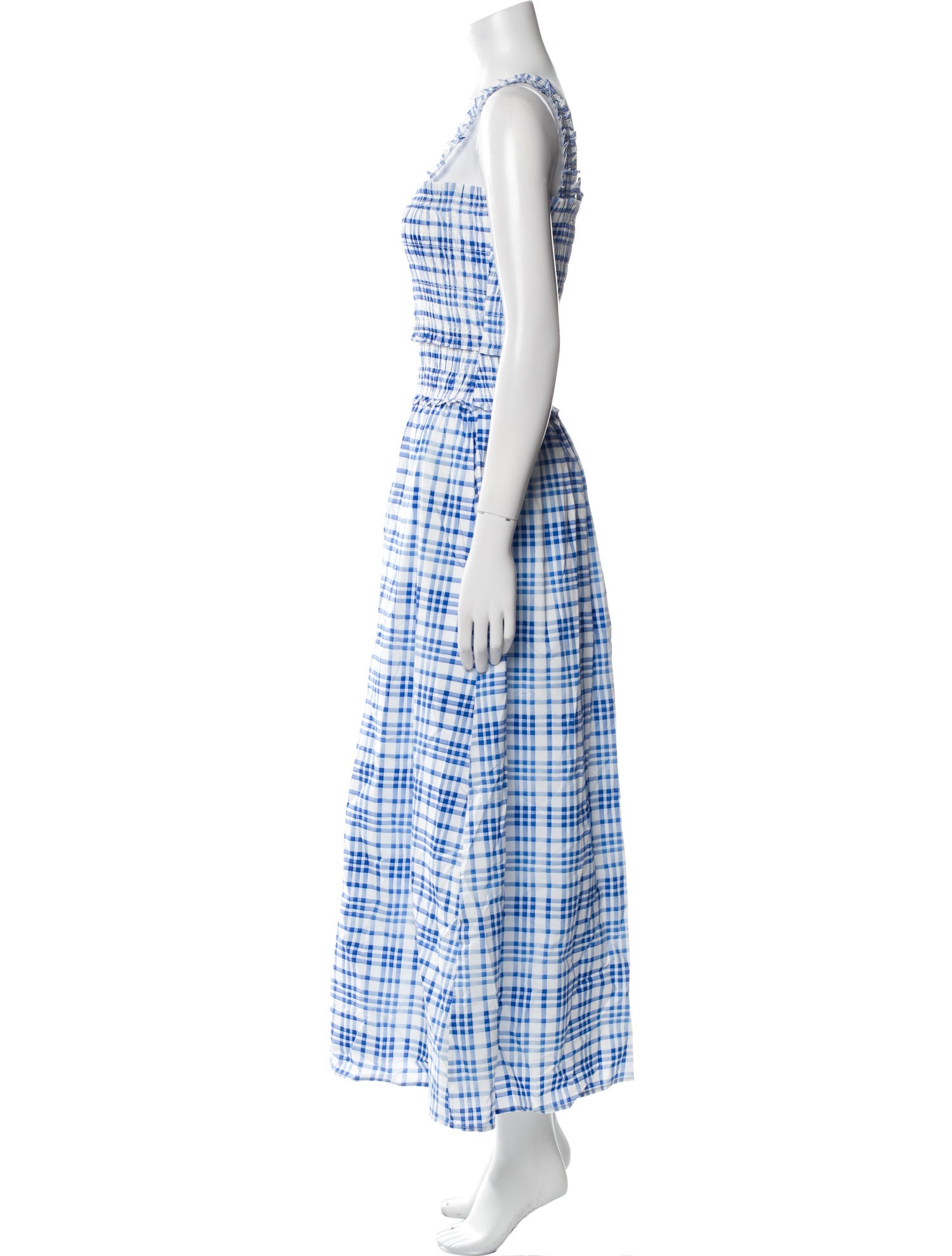 Hill House Home Plaid Print Long Dress