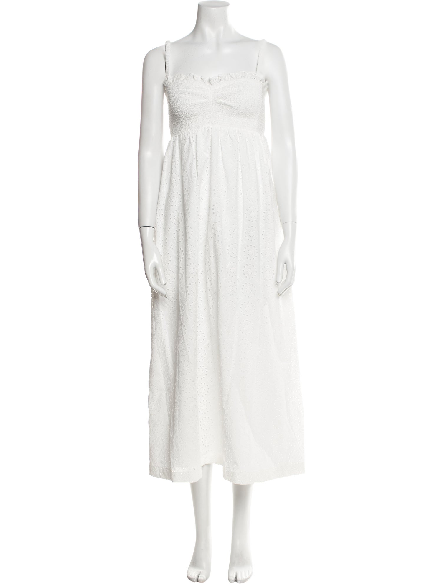 Hill House Home Square Neckline Midi Length Dress