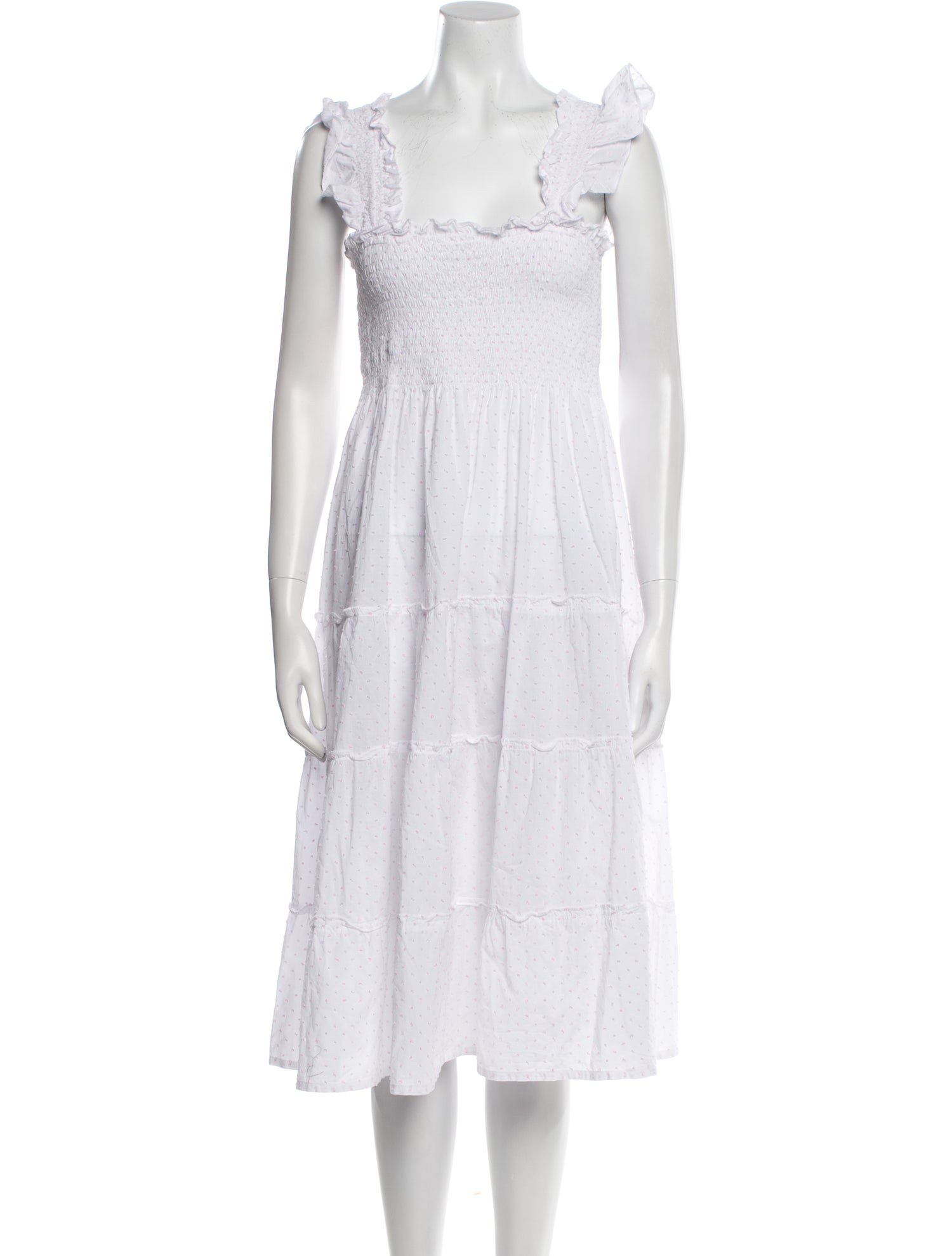 Hill House Home Square Neckline Midi Length Dress