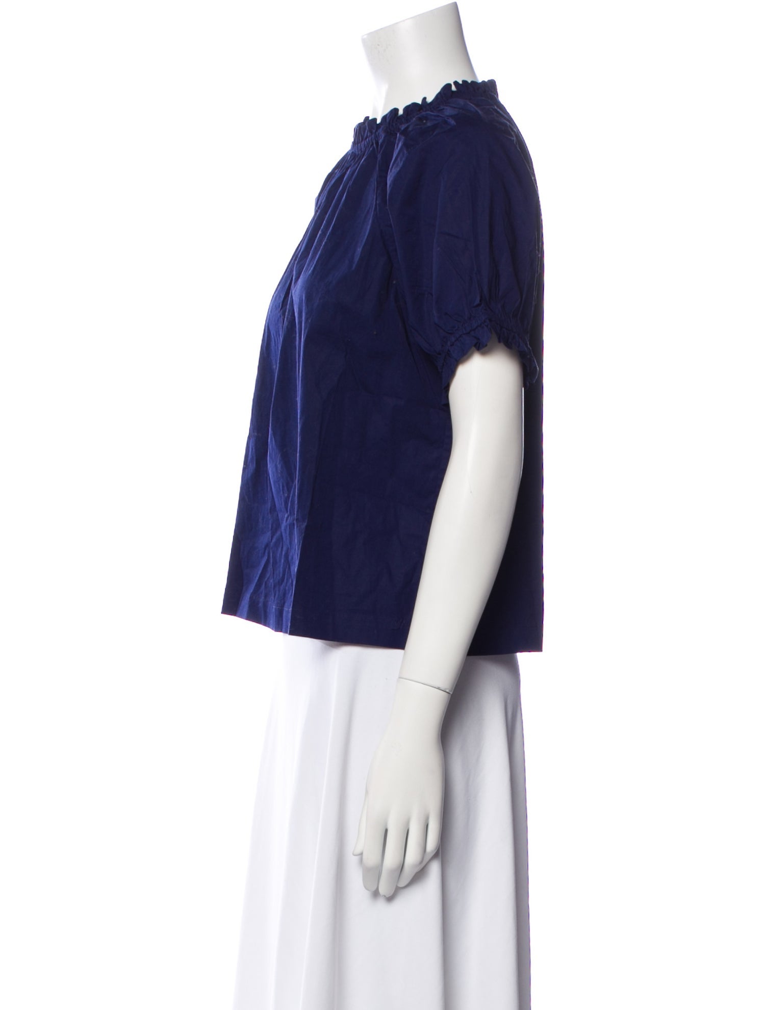 Hill House Home Crew Neck Short Sleeve Blouse