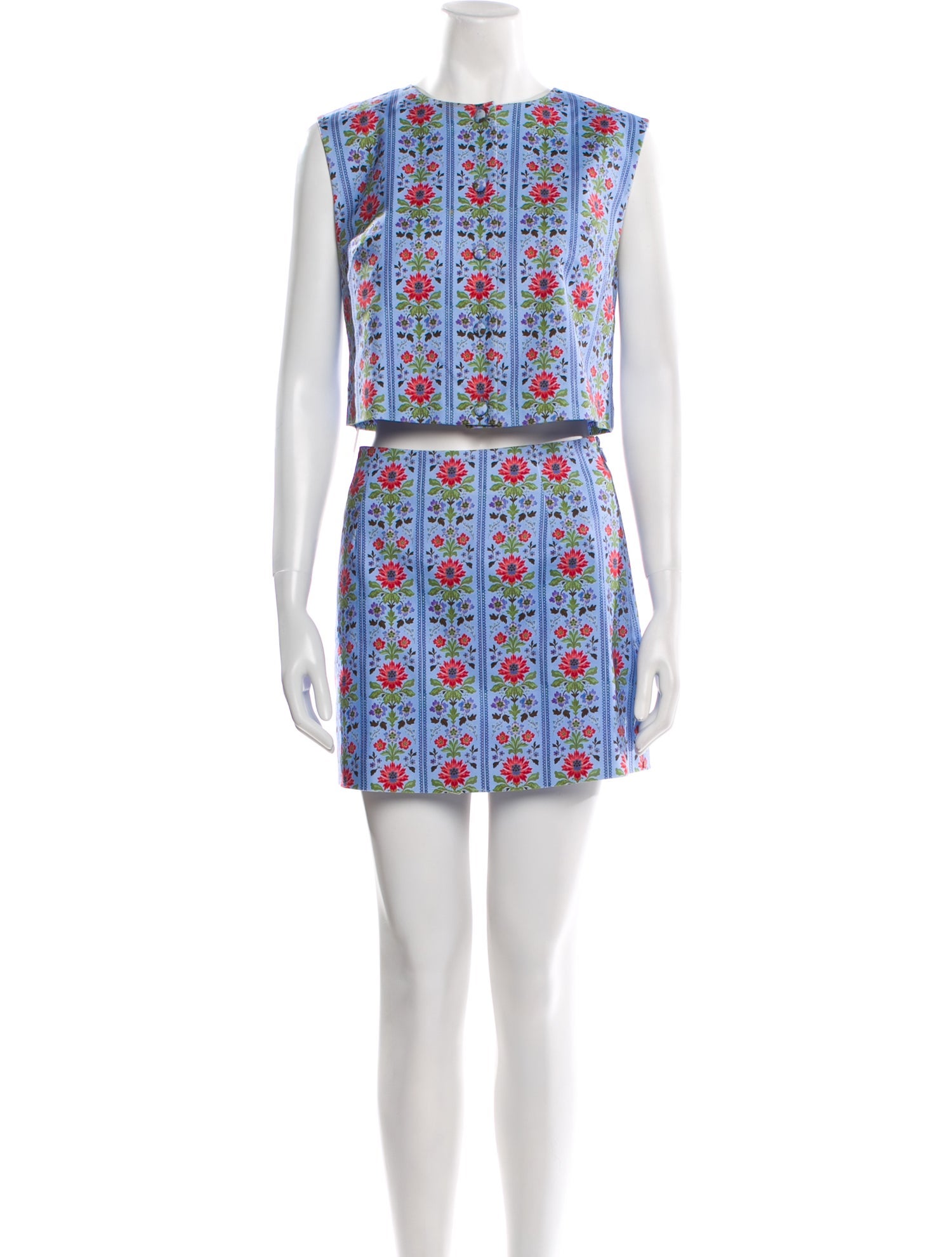 Hill House Home Printed Skirt Set