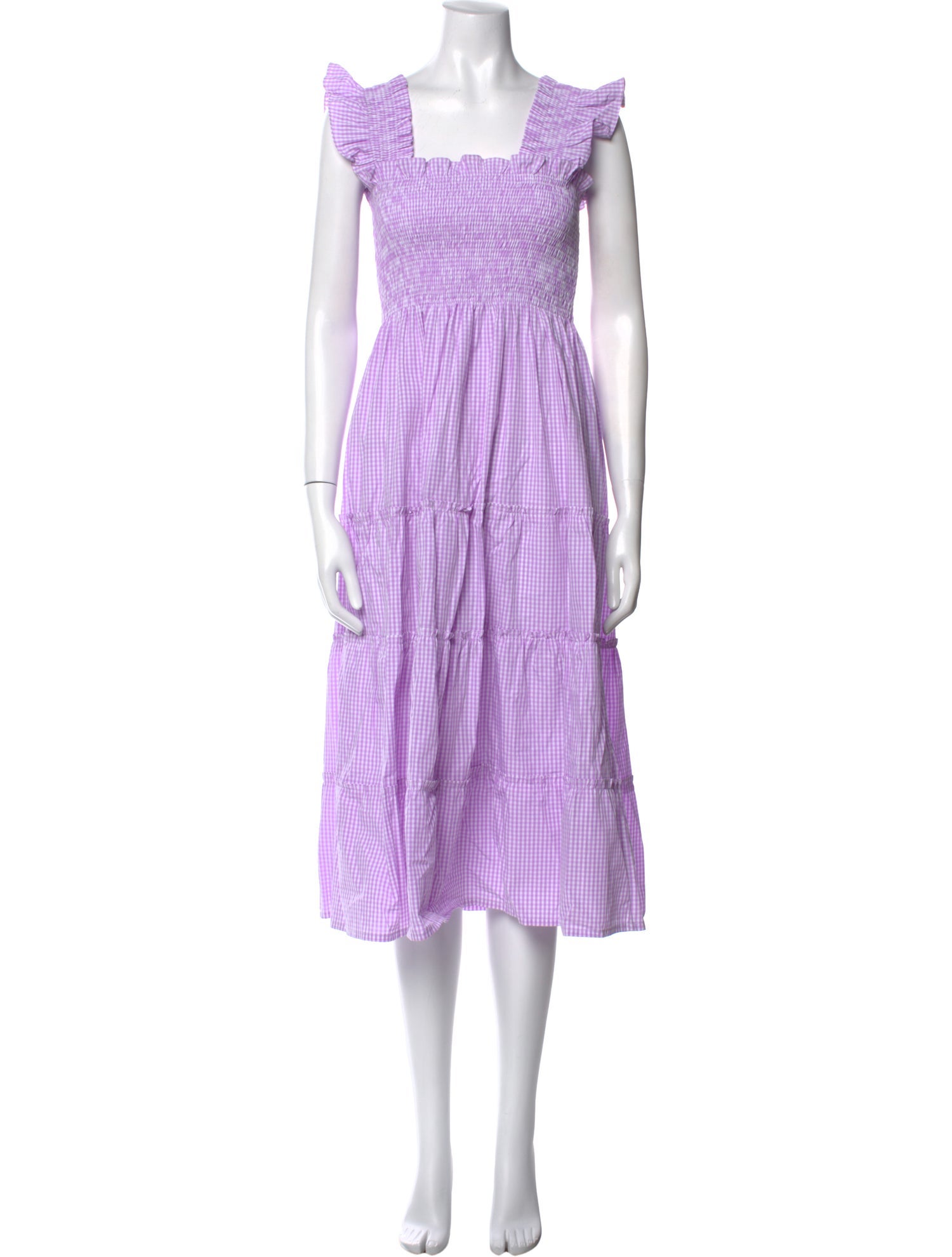 Hill House Home Striped Midi Length Dress