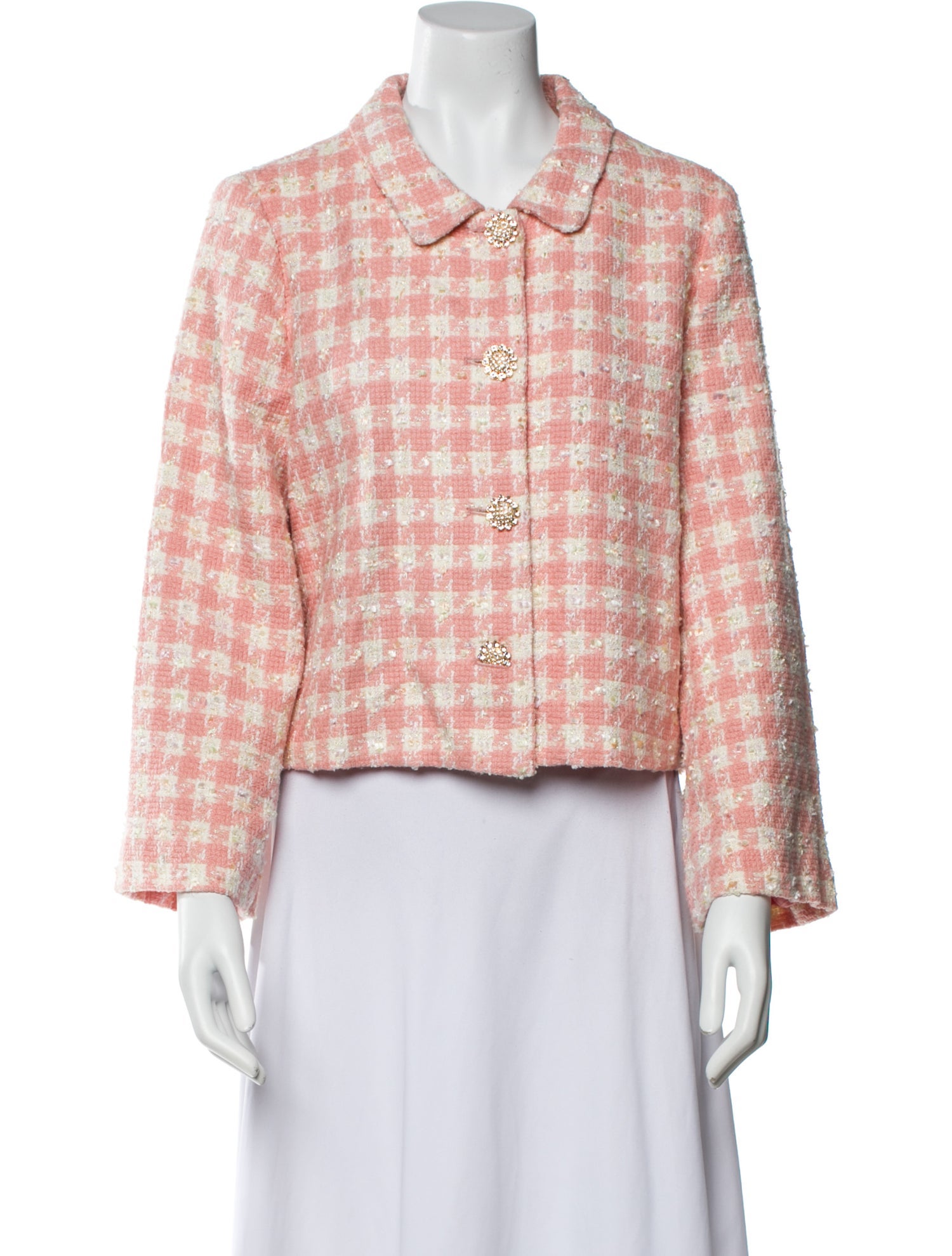 Hill House Home Plaid Print Evening Jacket