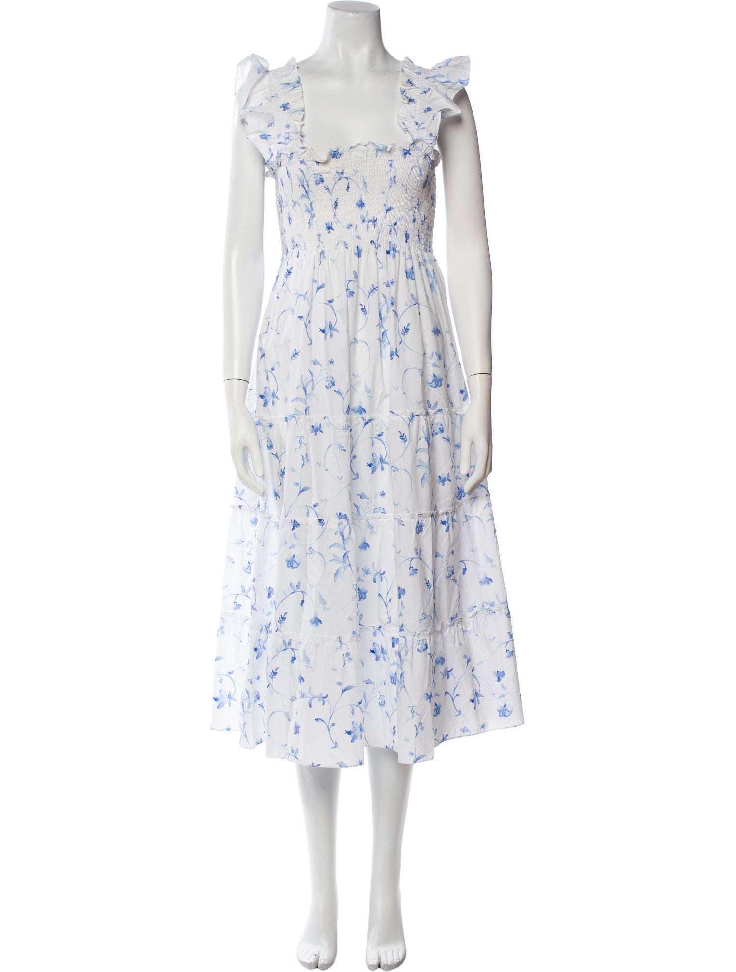 Hill House Home Floral Print Long Dress