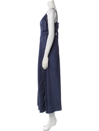 Hill House Home Polka Dot Print Long Dress