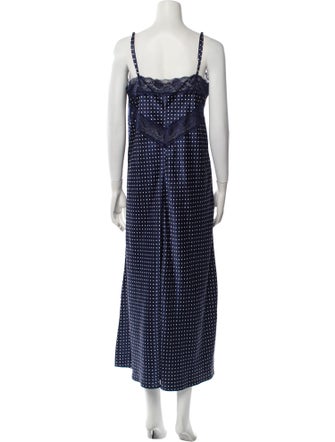 Hill House Home Polka Dot Print Long Dress
