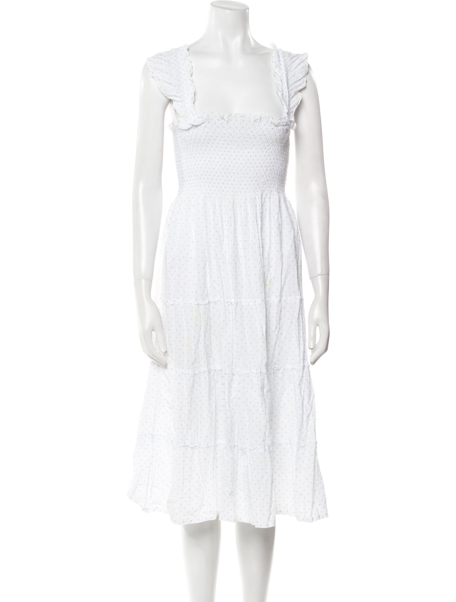 Hill House Home Square Neckline Midi Length Dress