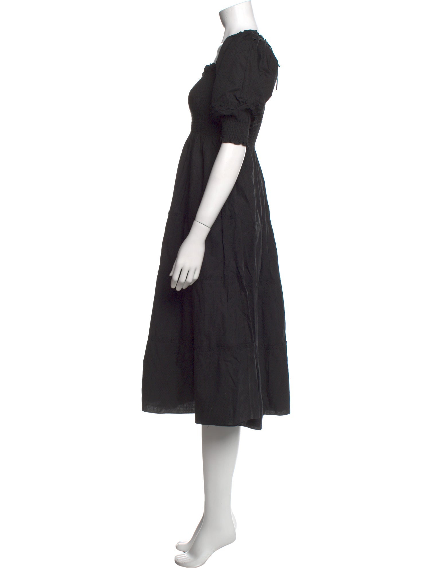 Hill House Home Square Neckline Midi Length Dress