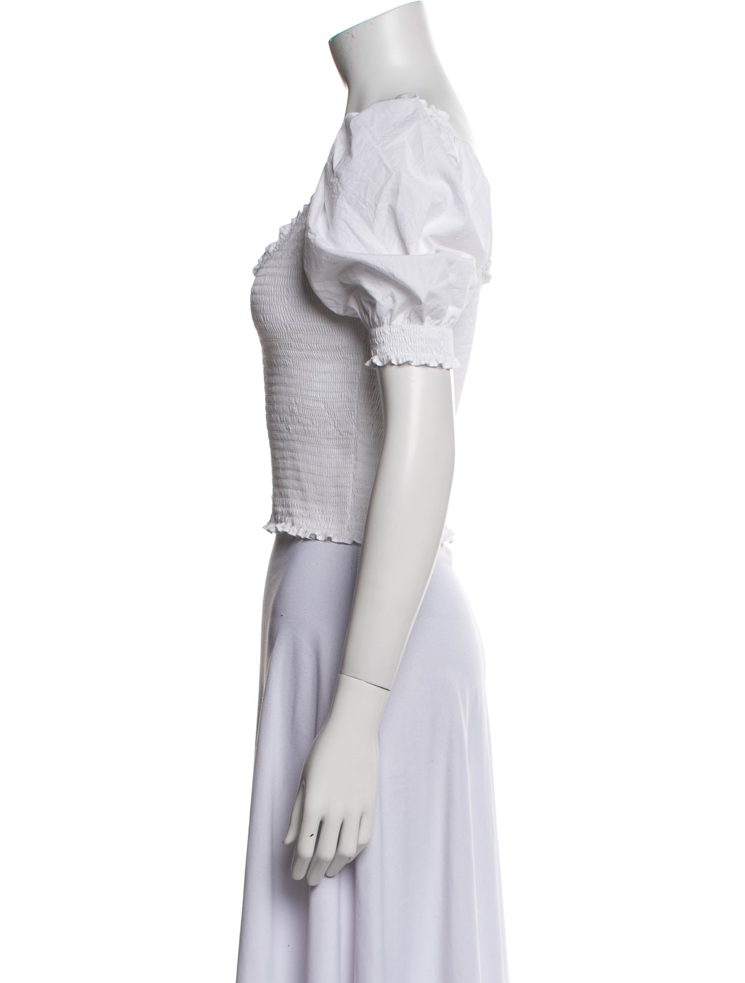 Hill House Home Square Neckline Short Sleeve Crop Top