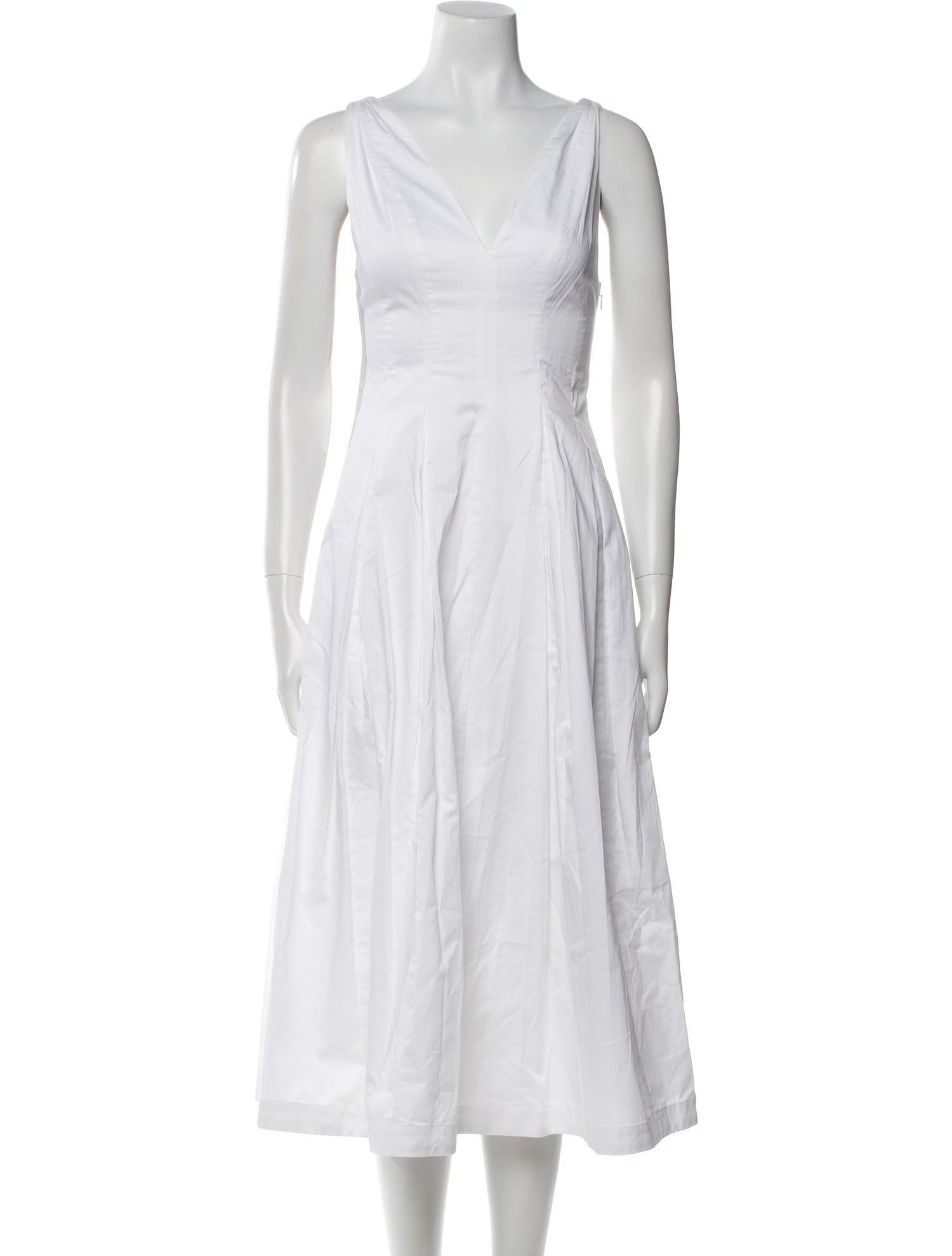 Hill House Home V-Neck Midi Length Dress