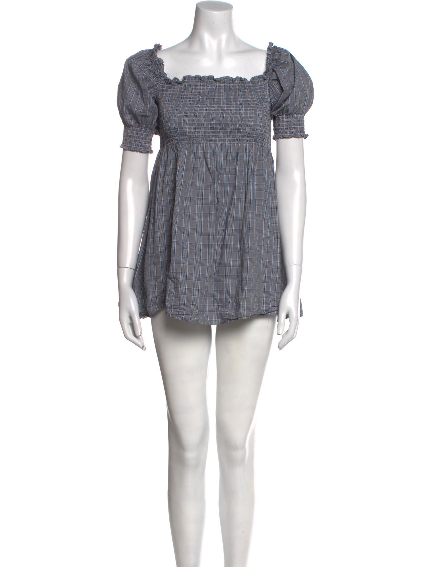 Hill House Home Plaid Print Mini Dress