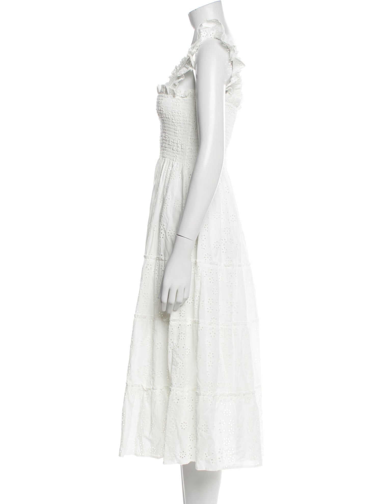 Hill House Home Square Neckline Midi Length Dress