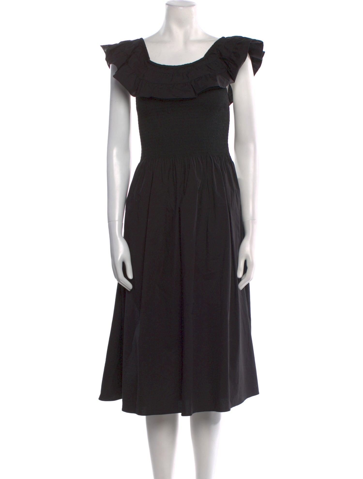 Hill House Home Square Neckline Midi Length Dress