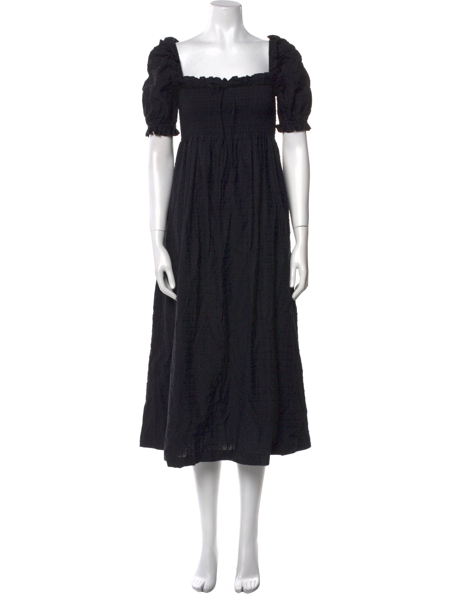 Hill House Home Square Neckline Midi Length Dress