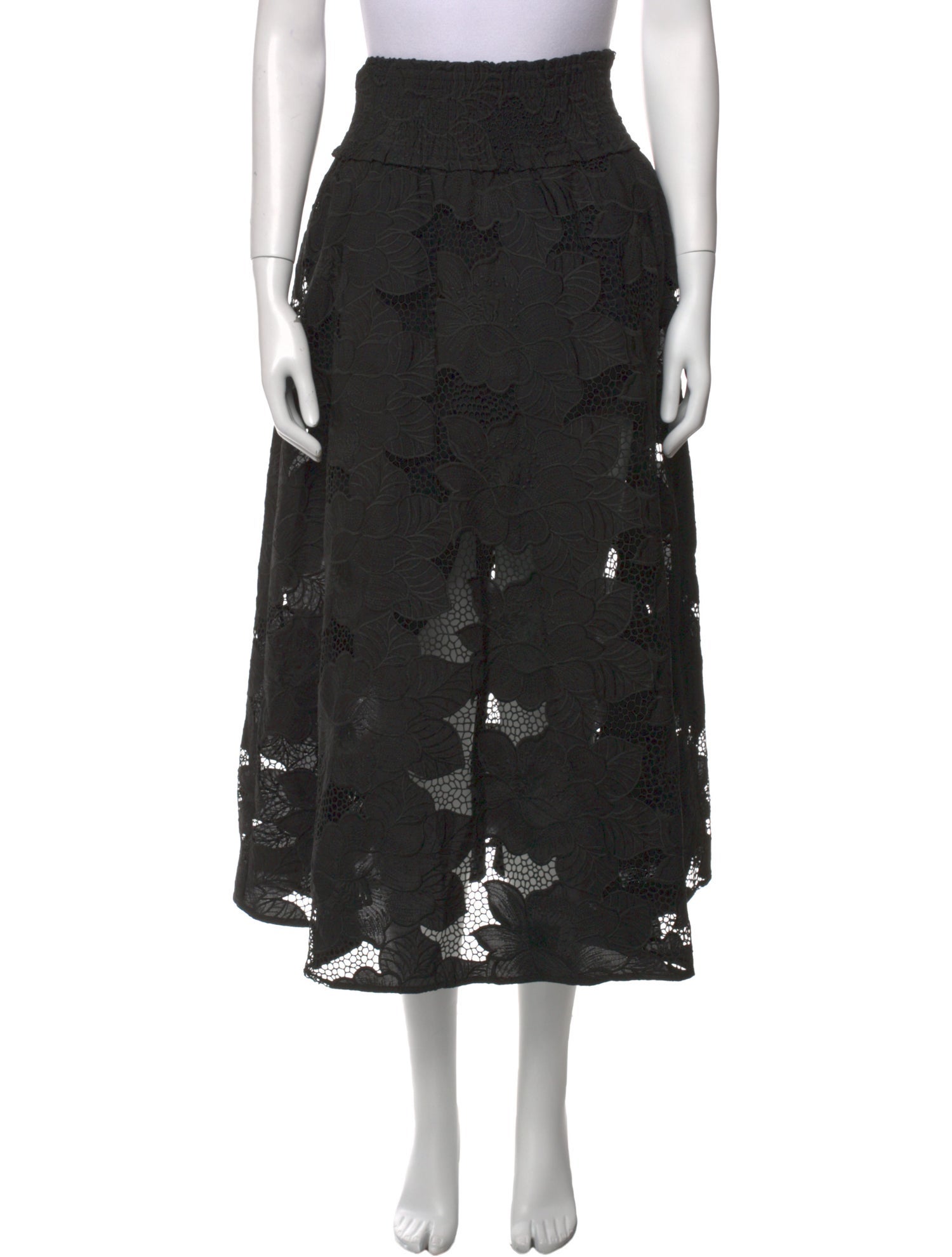 Hill House Home Floral Print Midi Length Skirt w/ Tags