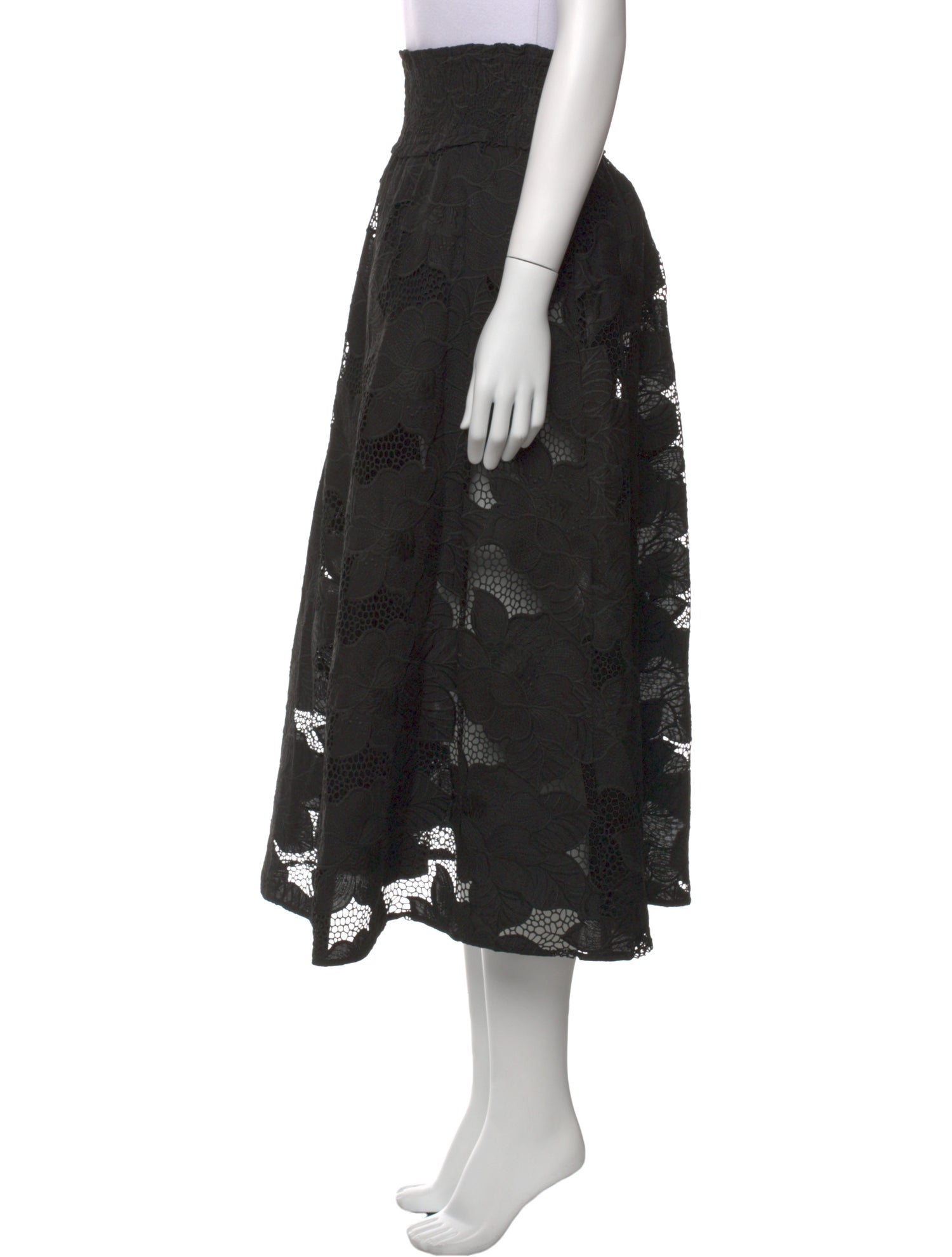 Hill House Home Floral Print Midi Length Skirt w/ Tags