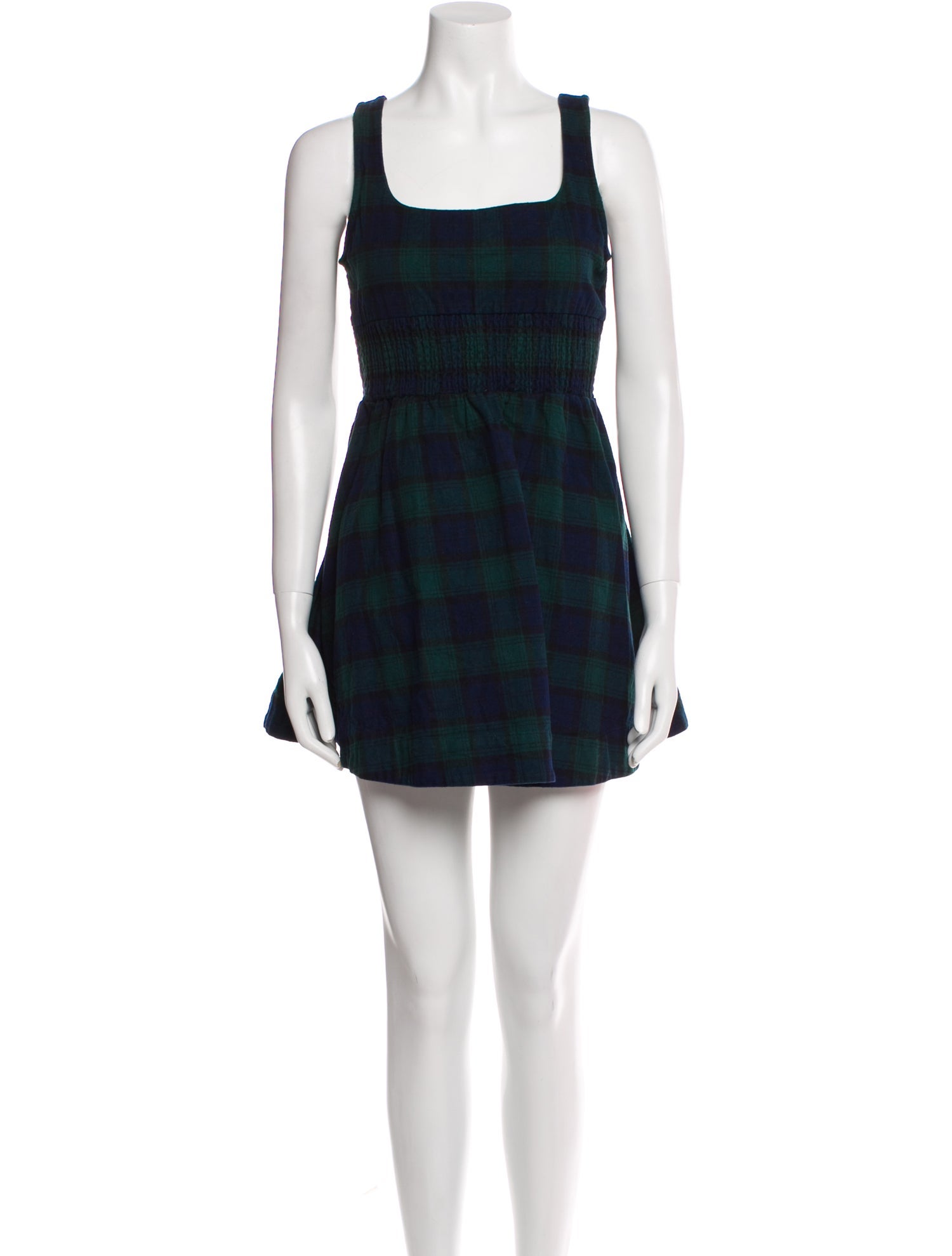 Hill House Home Plaid Print Mini Dress