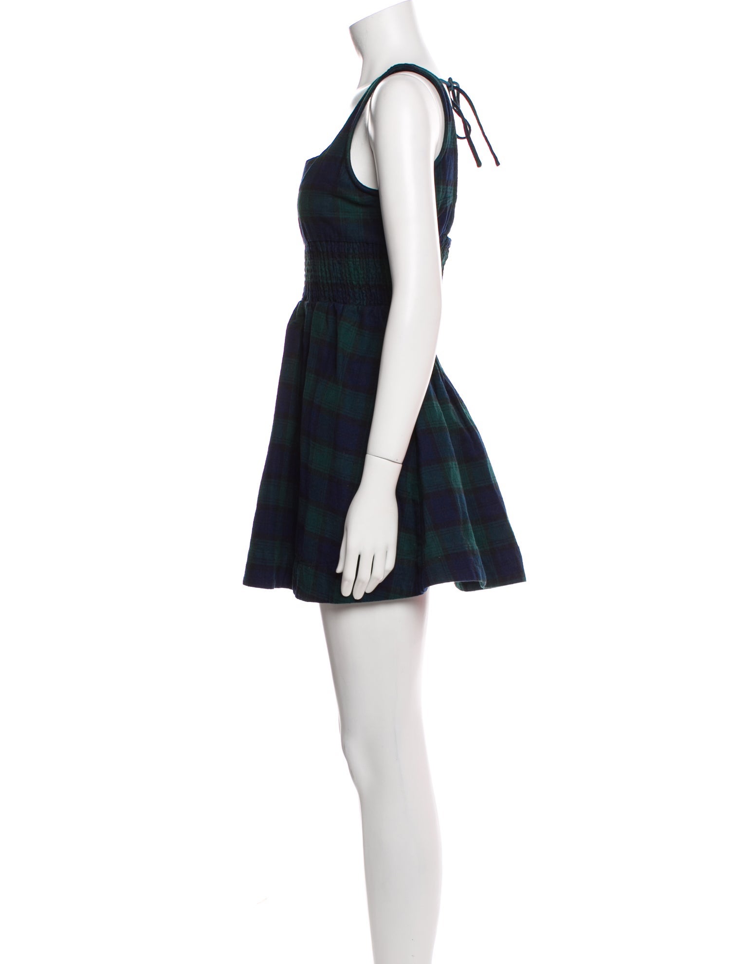 Hill House Home Plaid Print Mini Dress