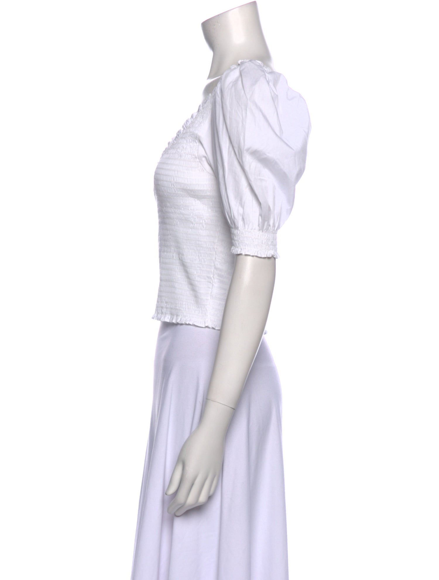 Hill House Home Square Neckline Short Sleeve Crop Top w/ Tags