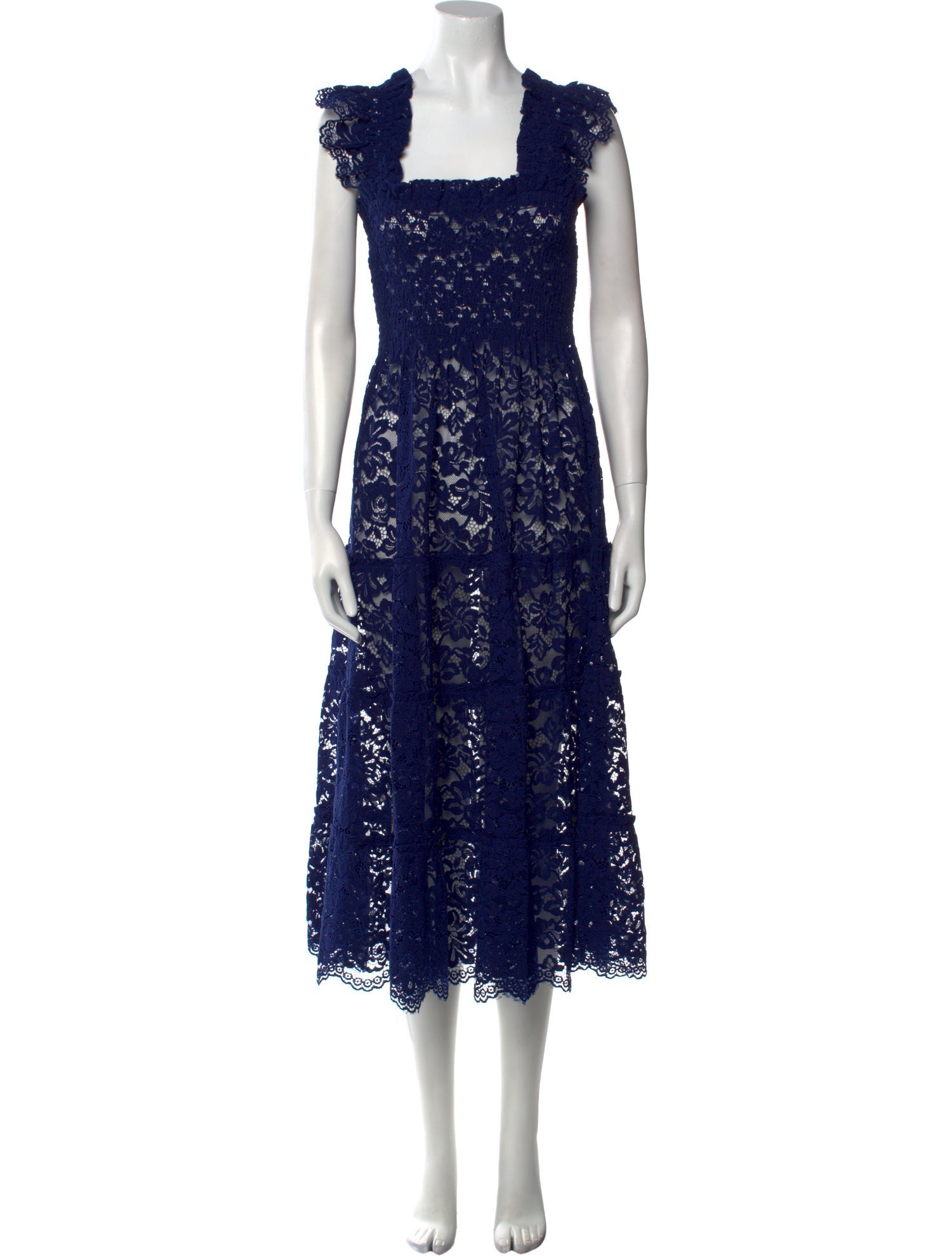 Hill House Home Silk Midi Length Dress