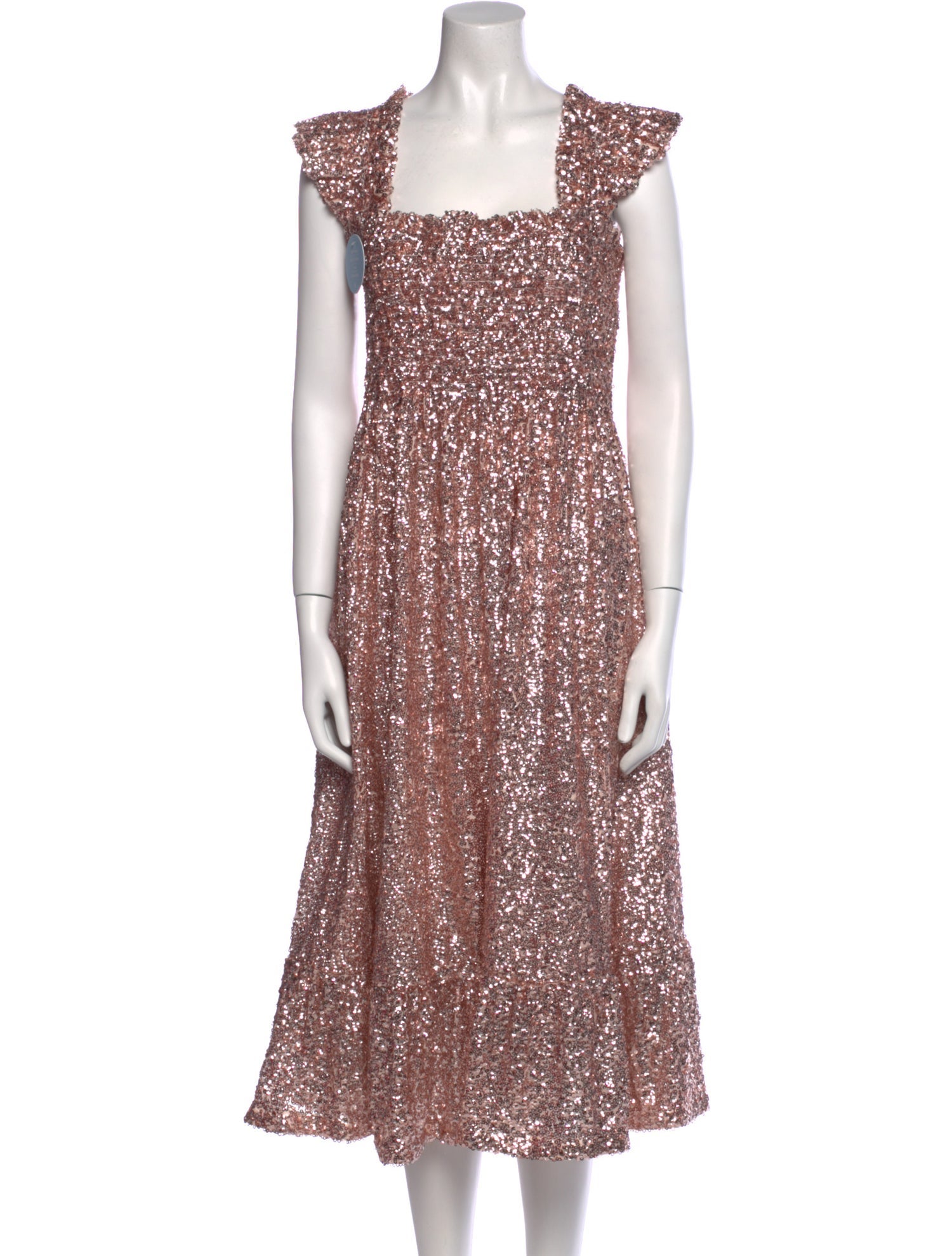 Hill House Home Square Neckline Midi Length Dress w/ Tags