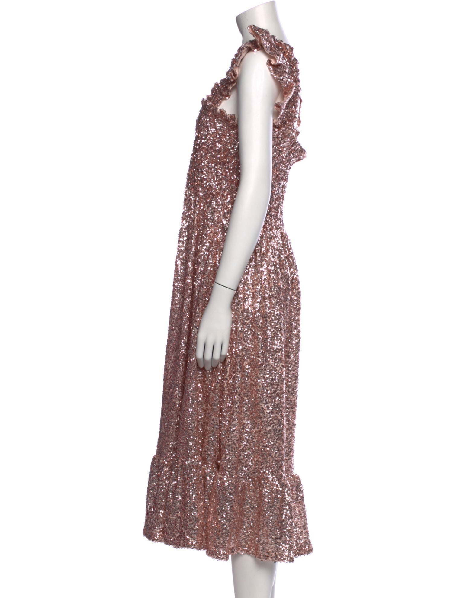 Hill House Home Square Neckline Midi Length Dress w/ Tags