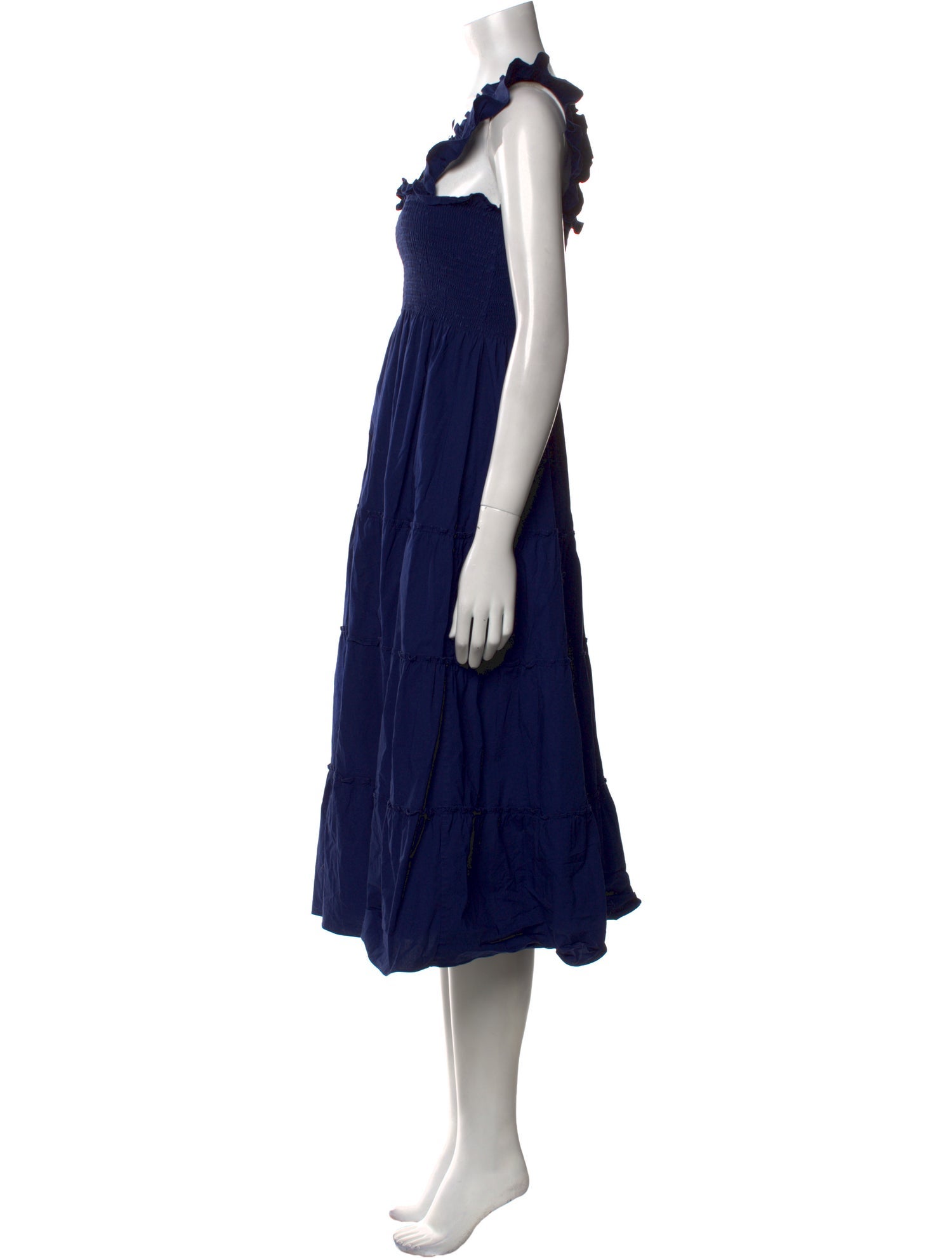 Hill House Home Square Neckline Midi Length Dress