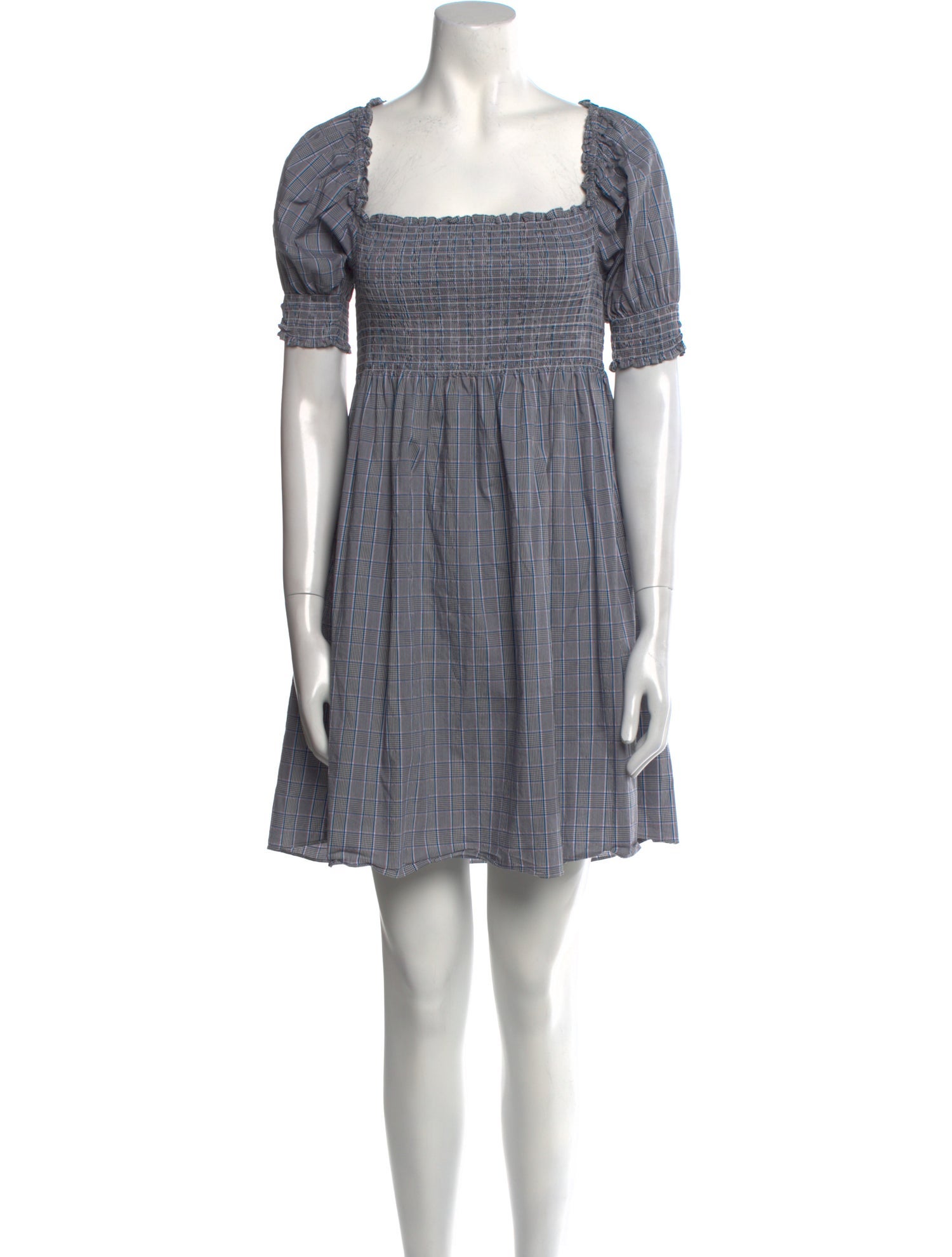 Hill House Home Plaid Print Mini Dress