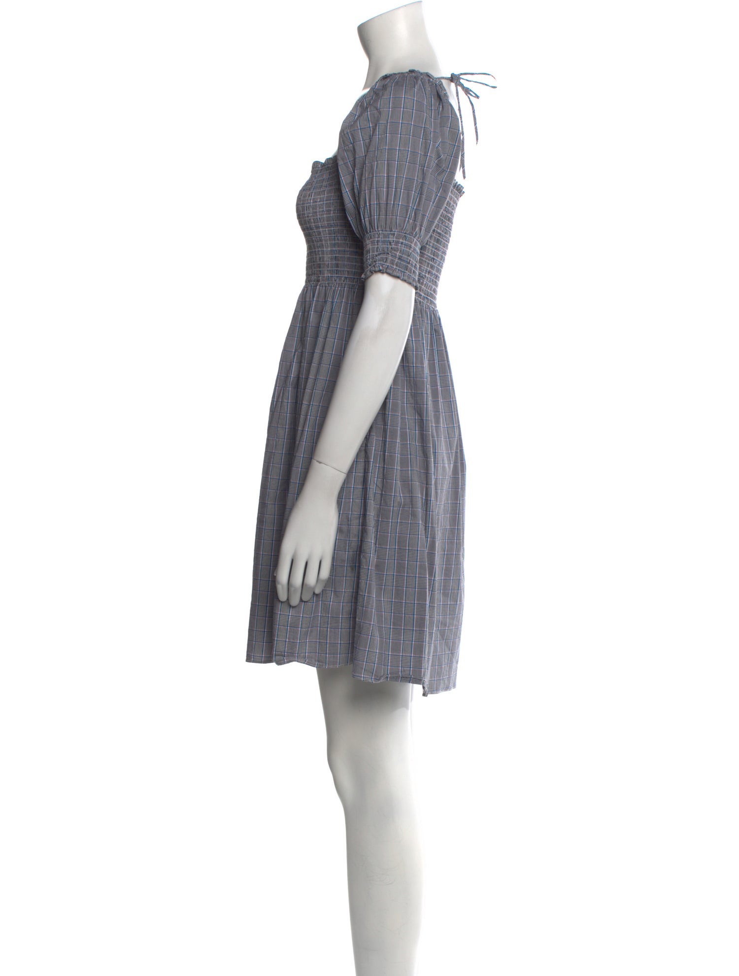 Hill House Home Plaid Print Mini Dress