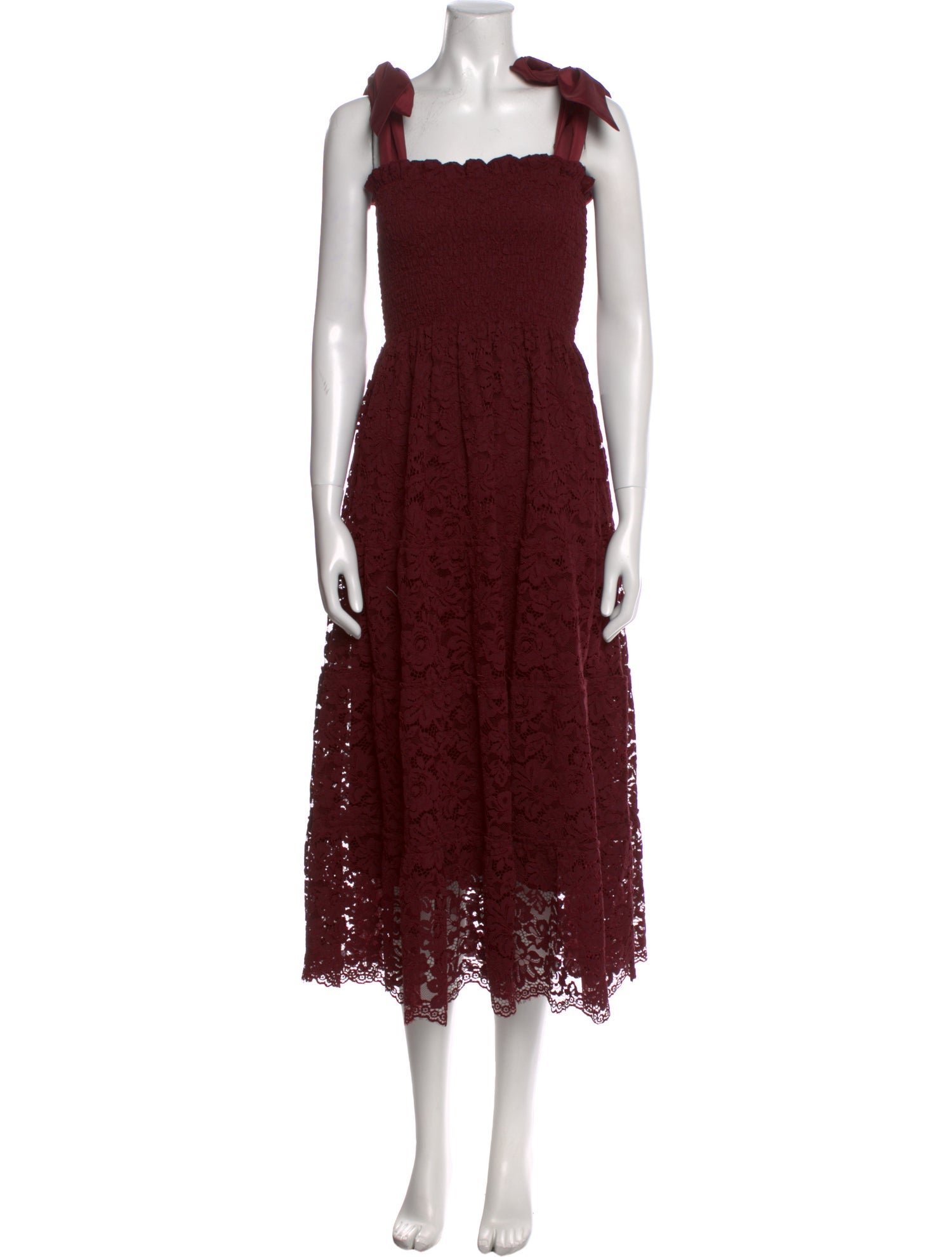 Hill House Home Lace Pattern Midi Length Dress w/ Tags