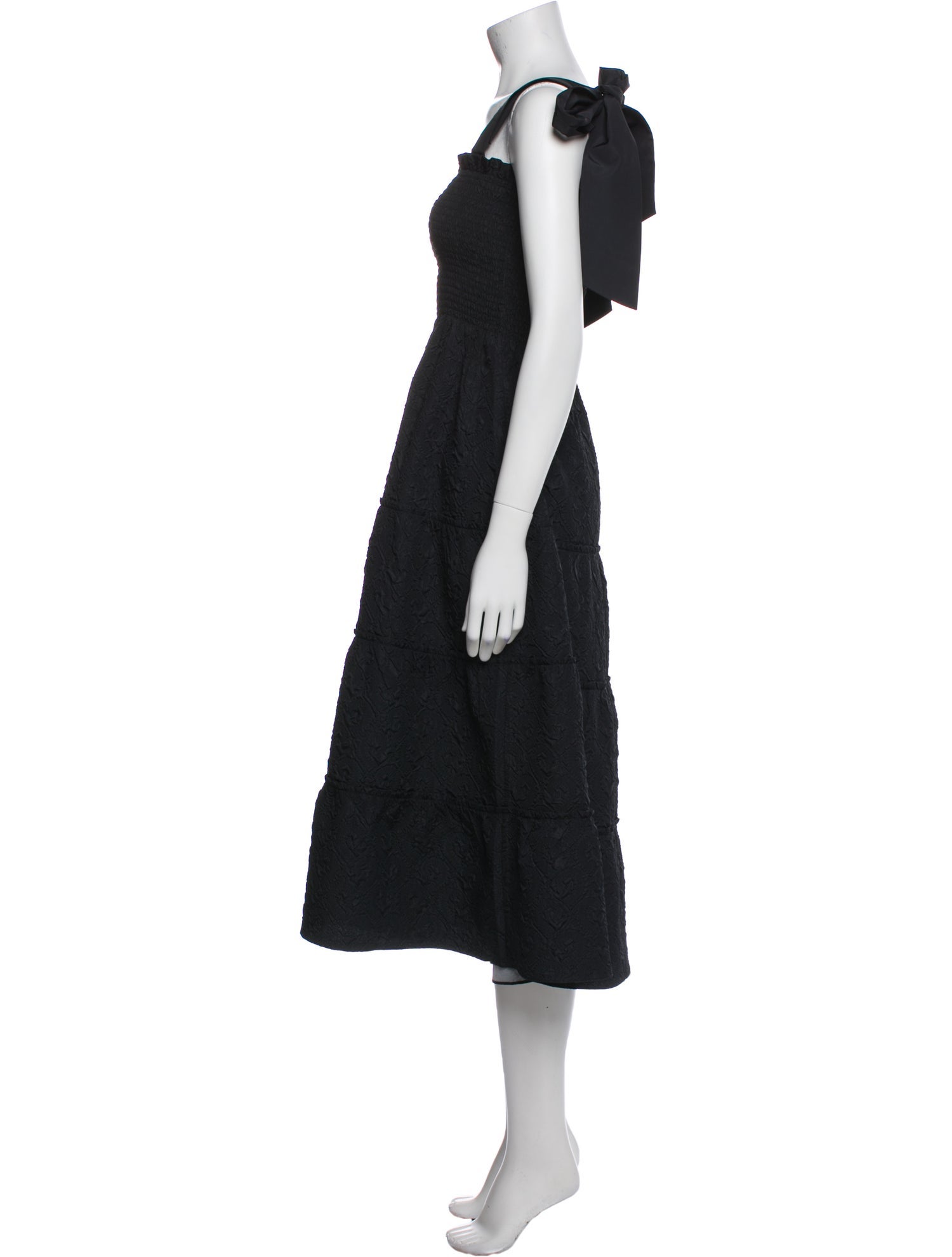 Hill House Home Square Neckline Midi Length Dress