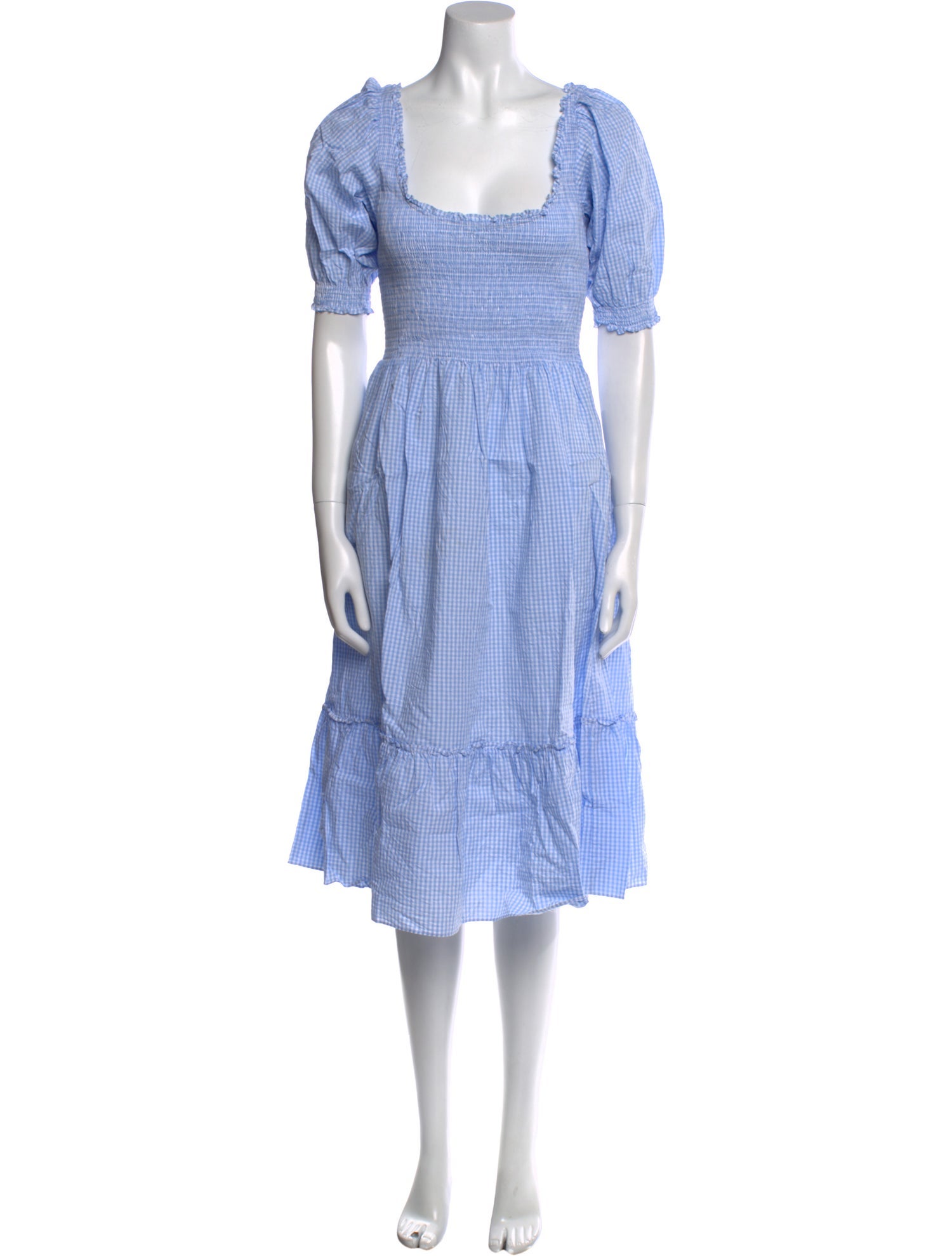 Hill House Home Striped Midi Length Dress