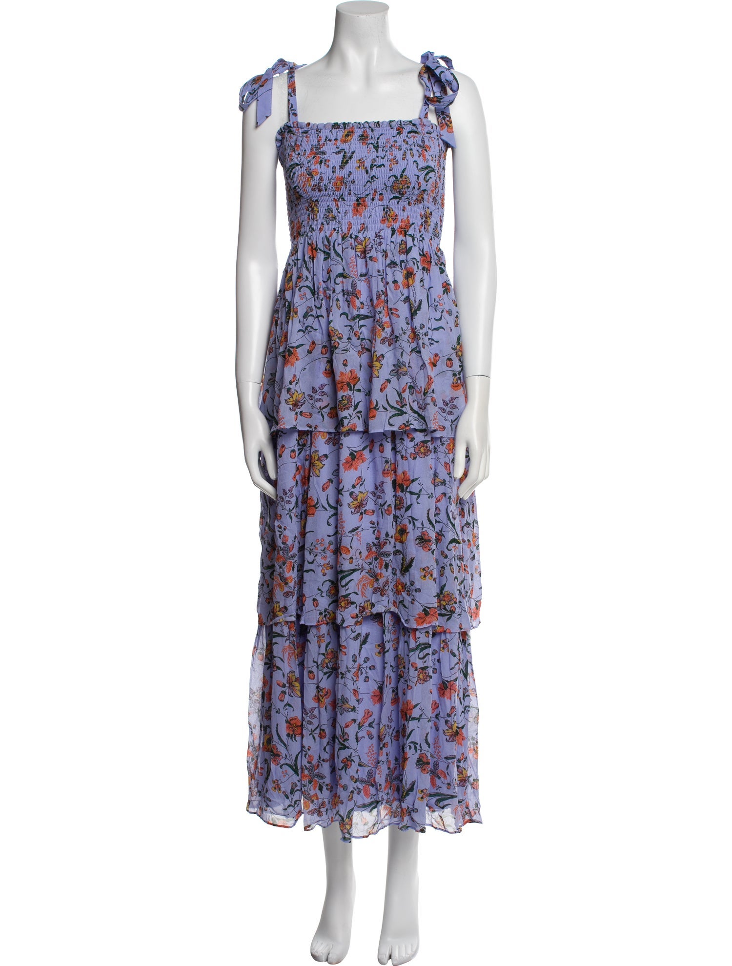 Hill House Home Floral Print Long Dress w/ Tags