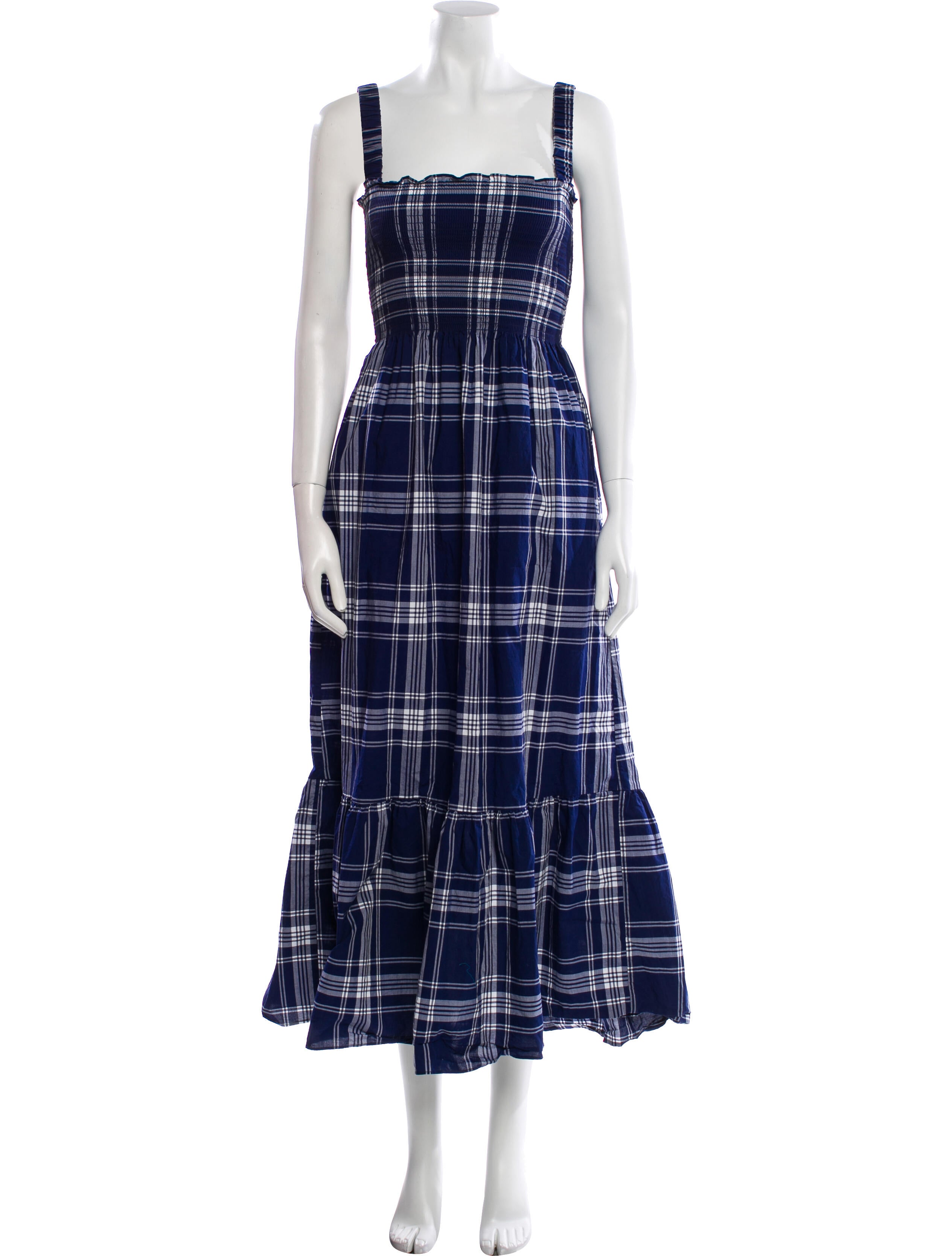 Hill House Home Plaid Print Long Dress