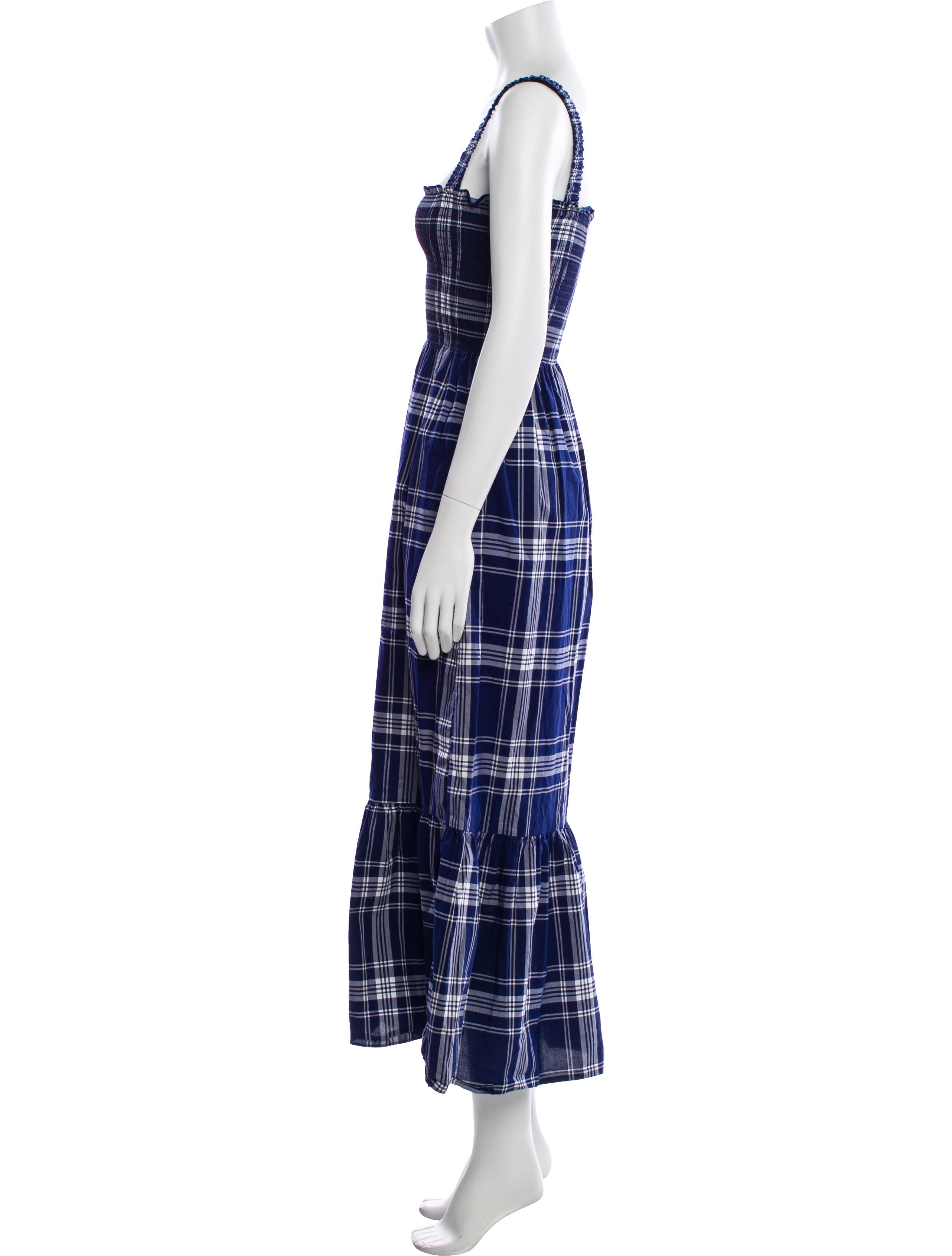 Hill House Home Plaid Print Long Dress