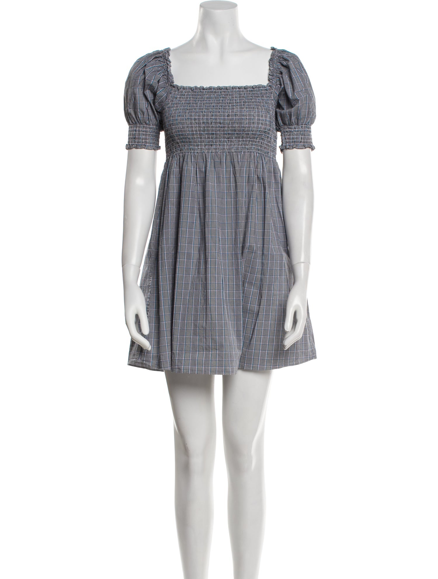 Hill House Home Plaid Print Mini Dress