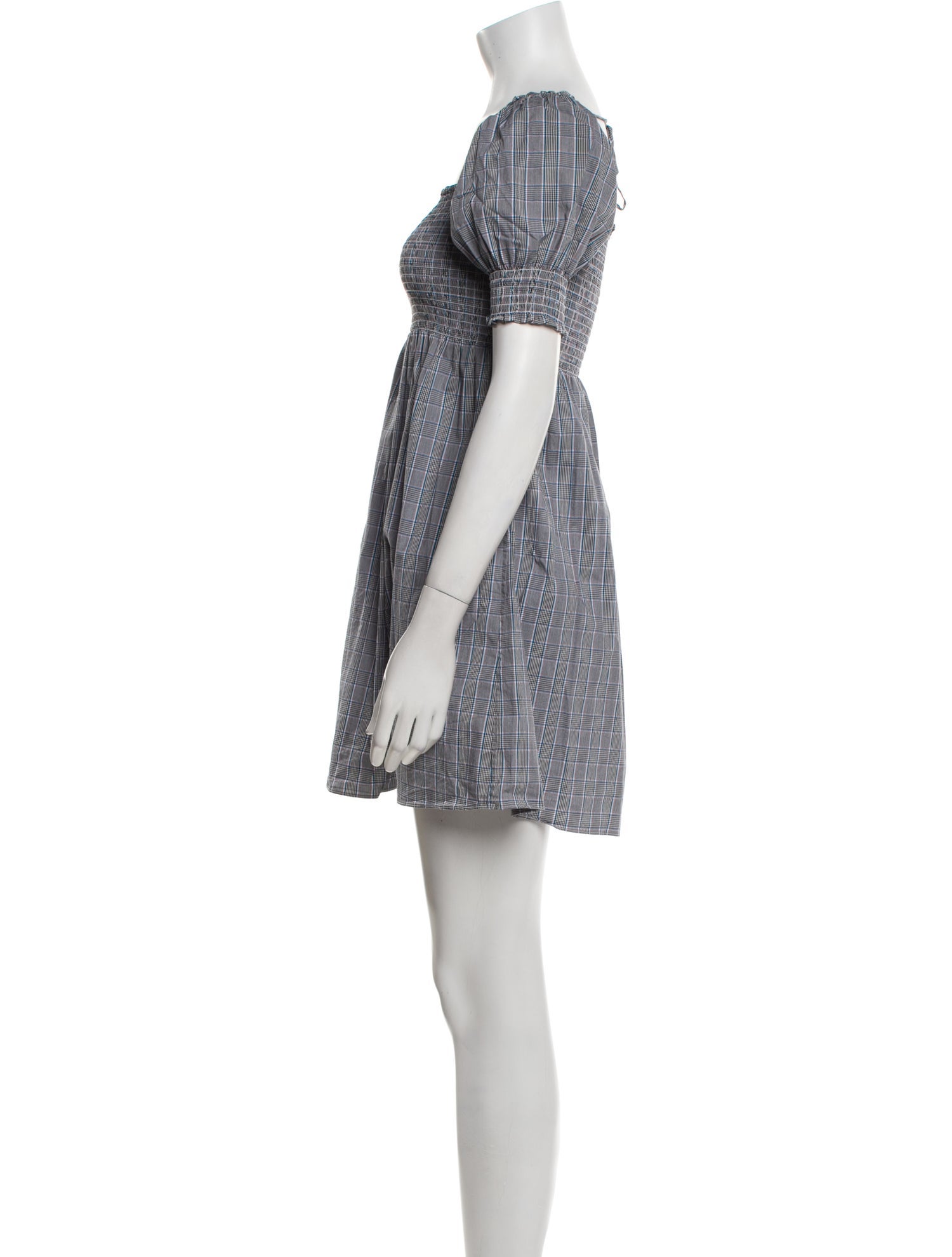 Hill House Home Plaid Print Mini Dress