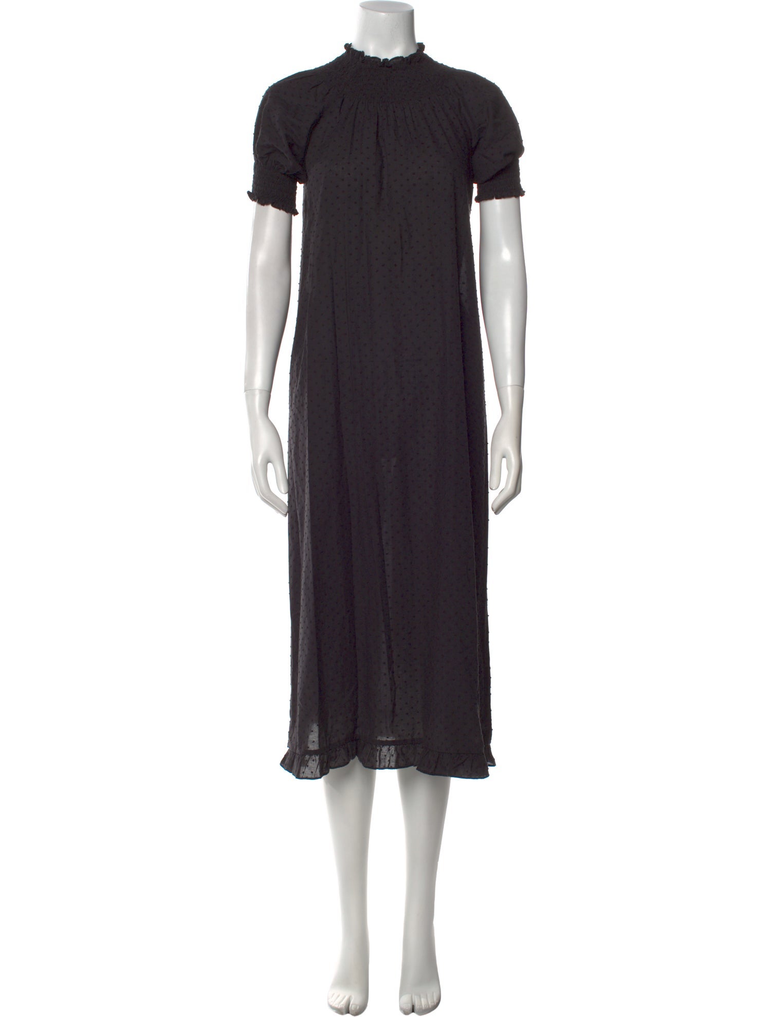 Hill House Home Mock Neck Midi Length Dress