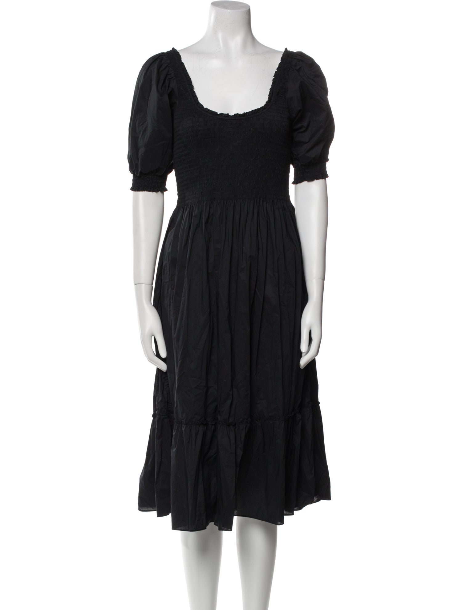 Hill House Home Scoop Neck Midi Length Dress