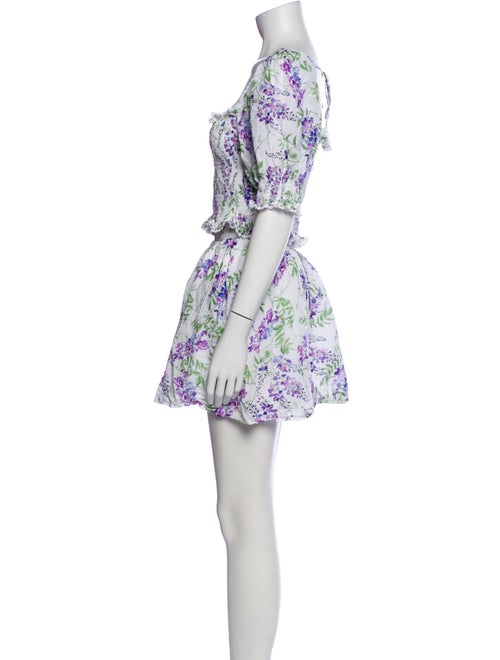 Hill House Home Printed Embroidered Accent Skirt Set