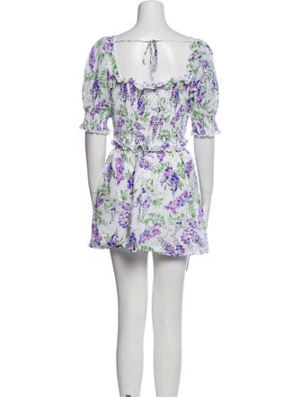 Hill House Home Printed Embroidered Accent Skirt Set