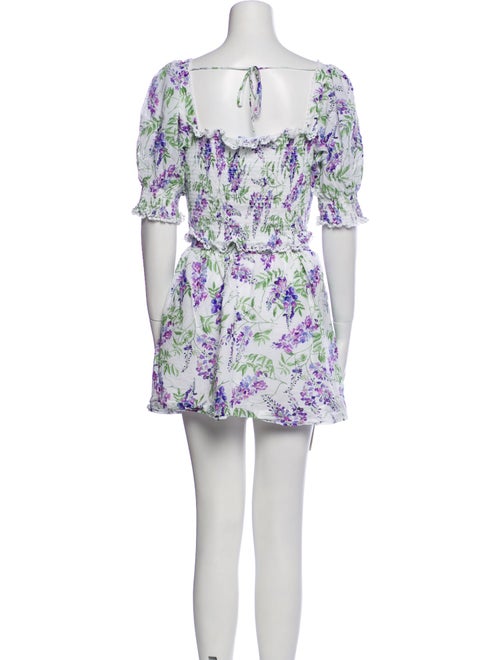 Hill House Home Printed Embroidered Accent Skirt Set