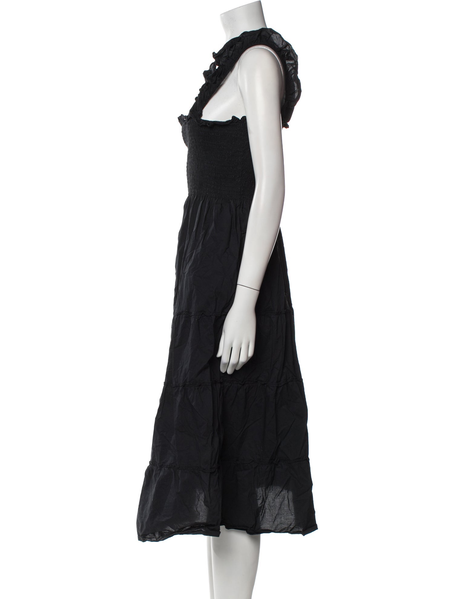 Hill House Home Square Neckline Midi Length Dress