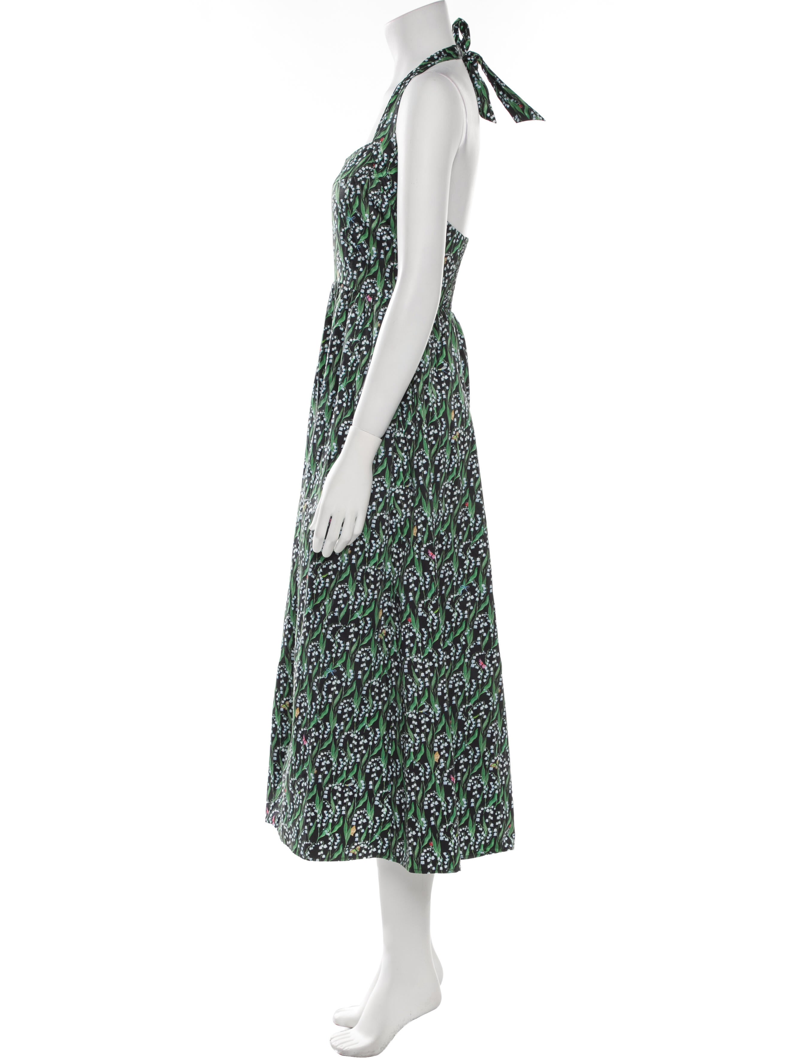 Hill House Home Printed Midi Length Dress w/ Tags