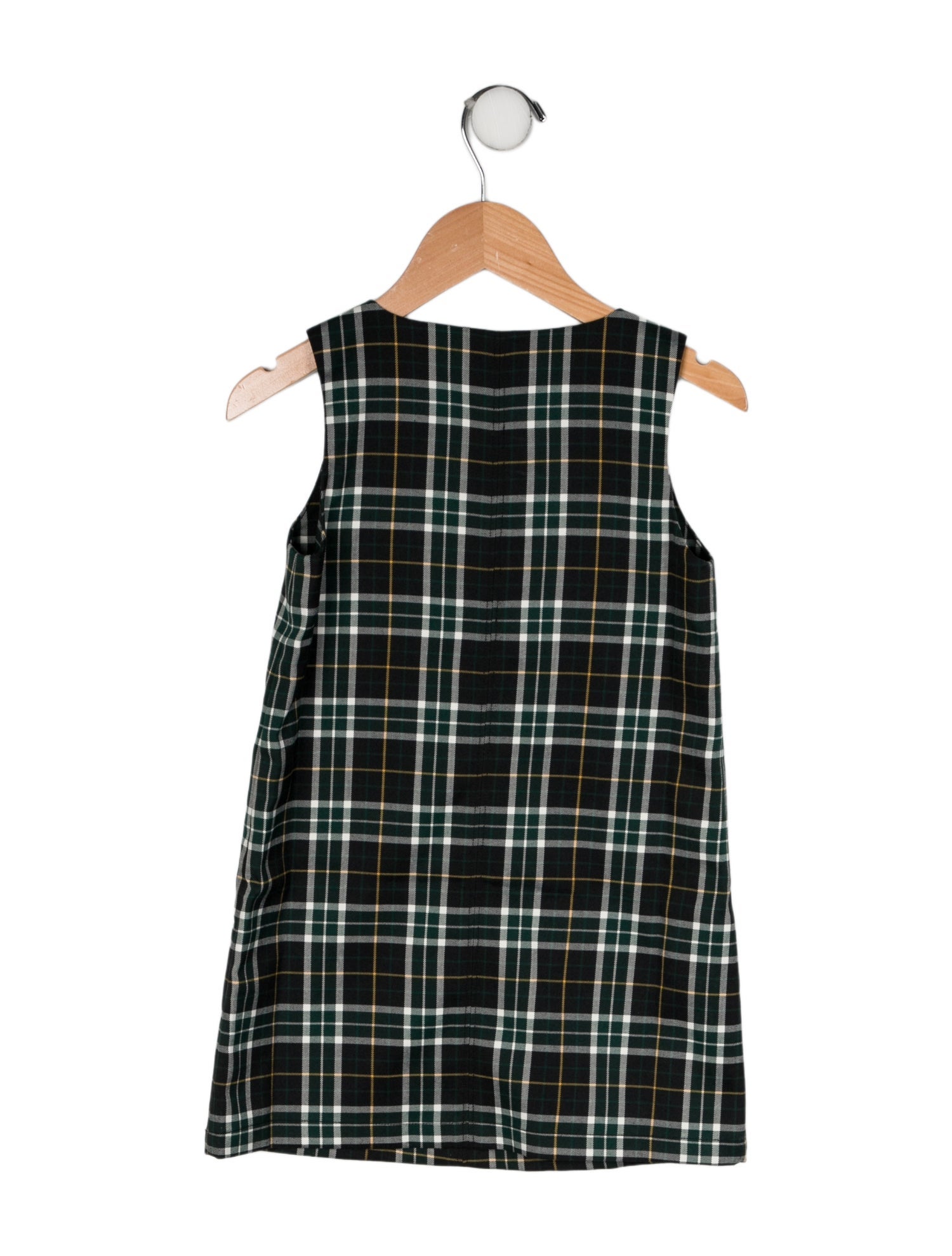 Hill House Home Toddler Girls' Plaid Pattern Sleeveless Dress w/Tags