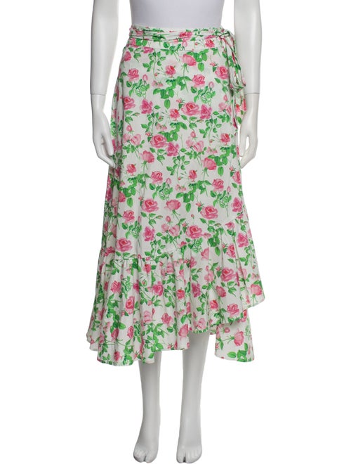 Hill House Home Floral Print Midi Length Skirt