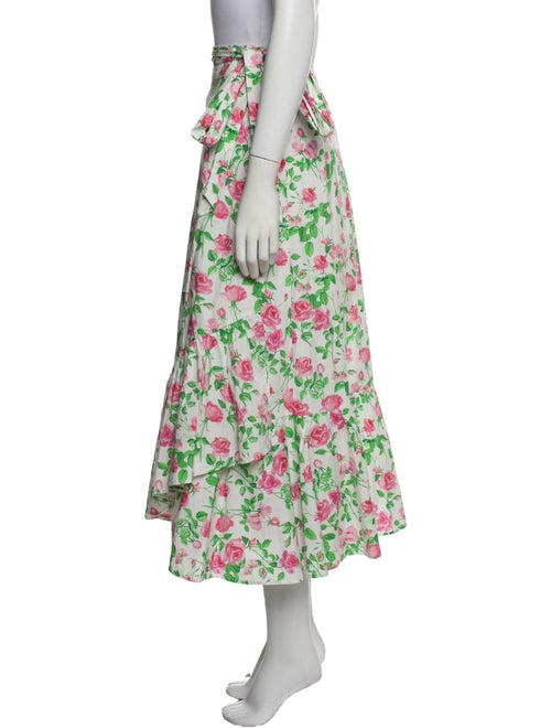 Hill House Home Floral Print Midi Length Skirt