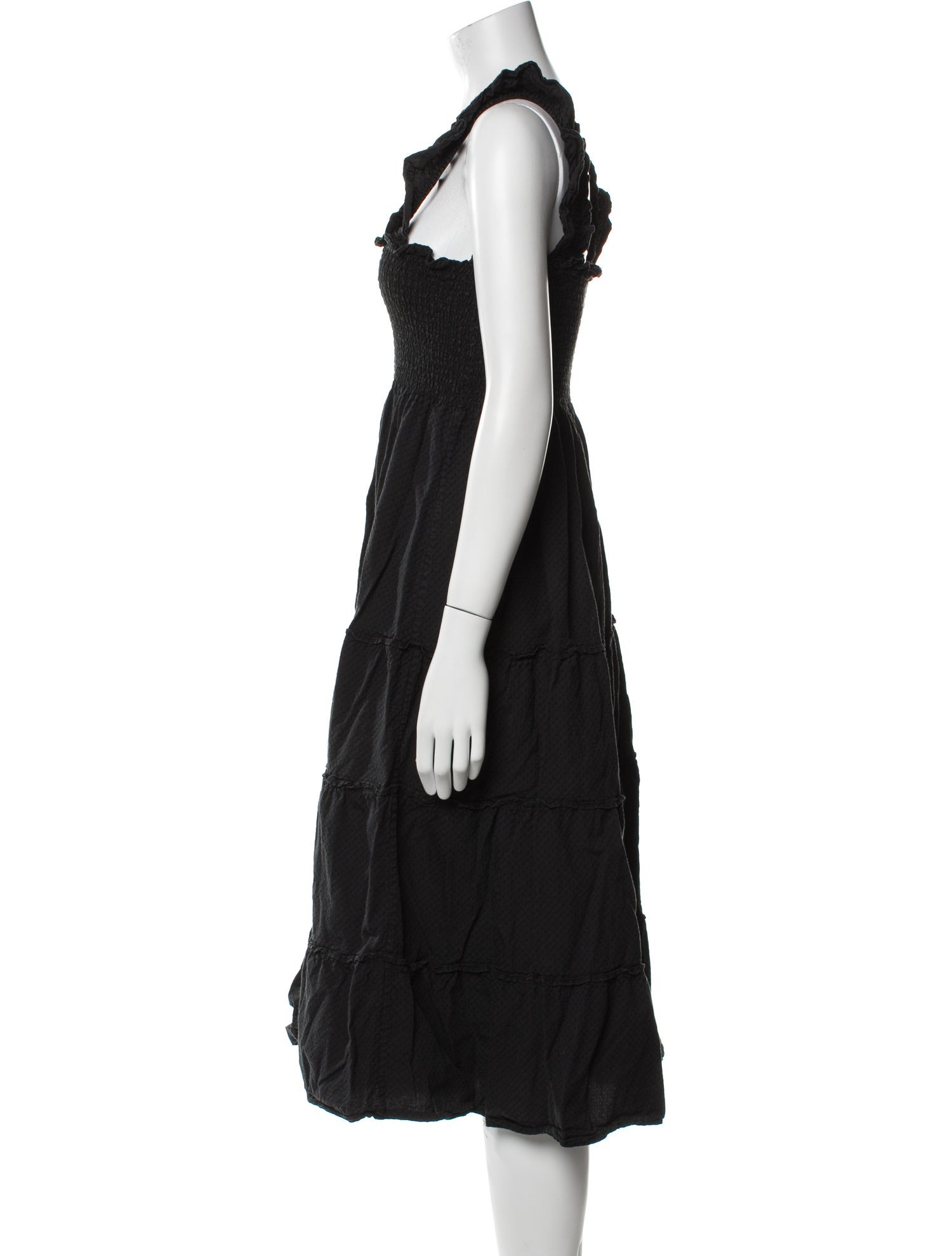 Hill House Home Square Neckline Midi Length Dress